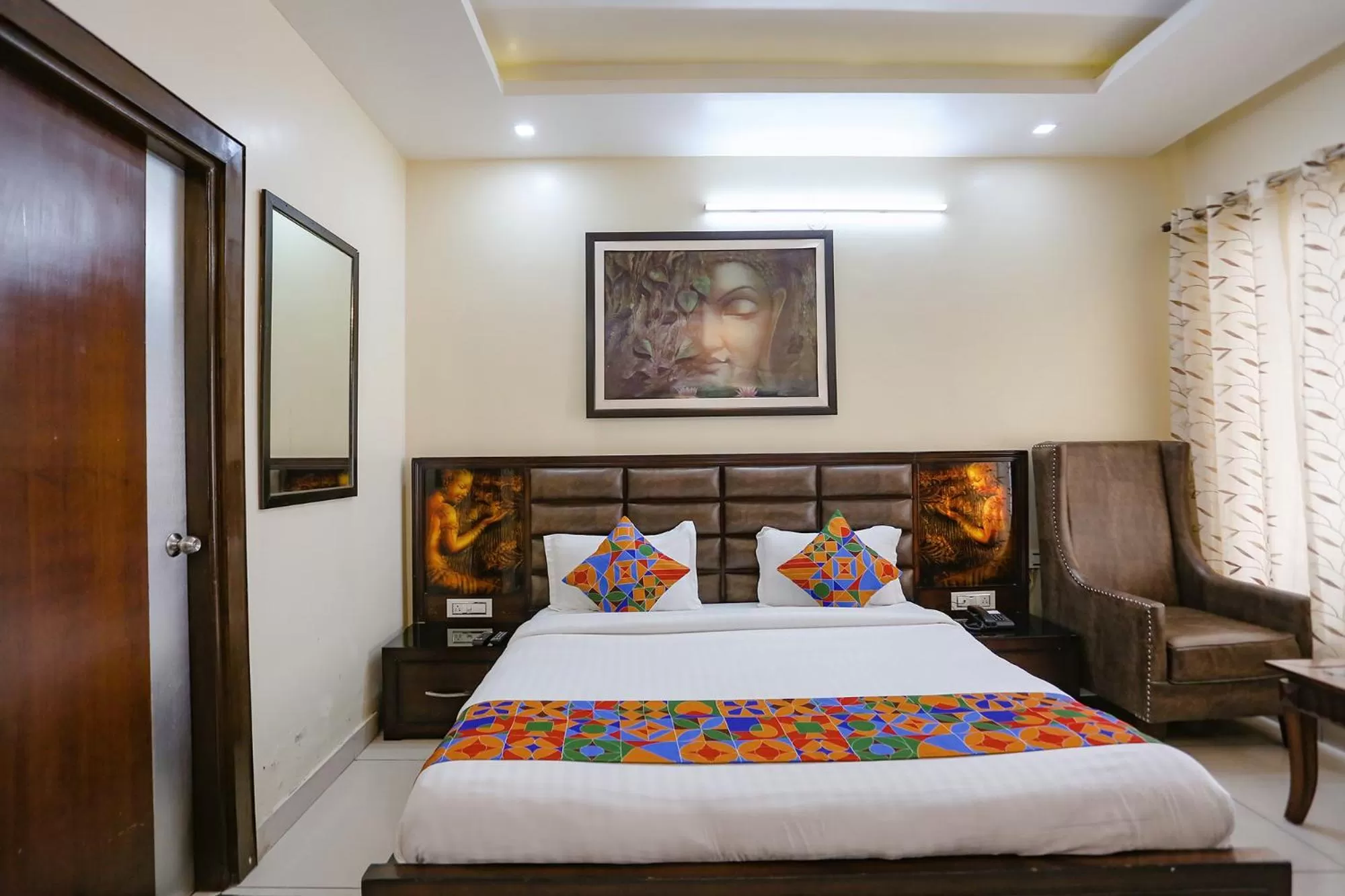 Bedroom, Bed in FabHotel Winter Line Inn