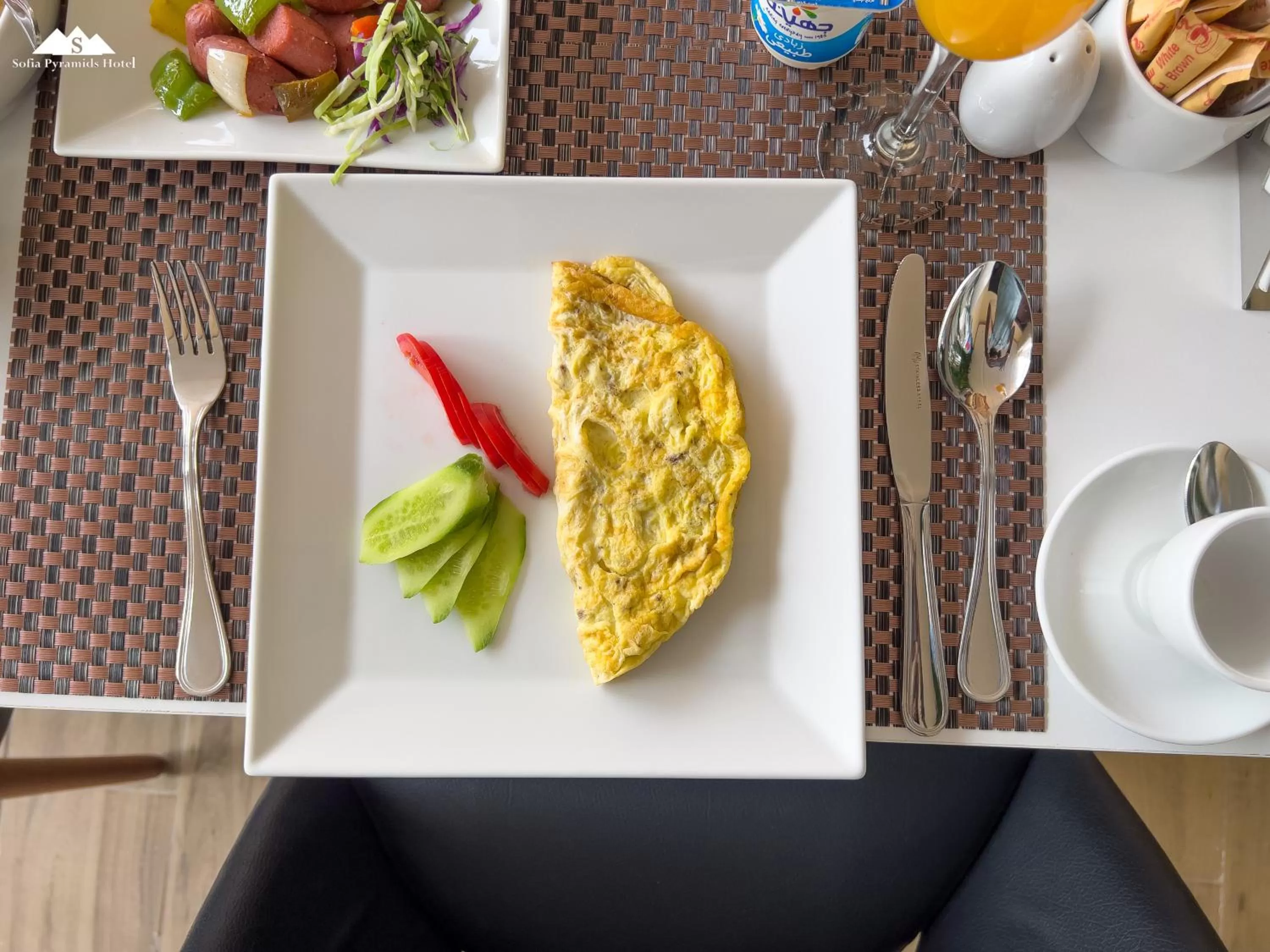 Continental breakfast in Sofia Pyramids Hotel