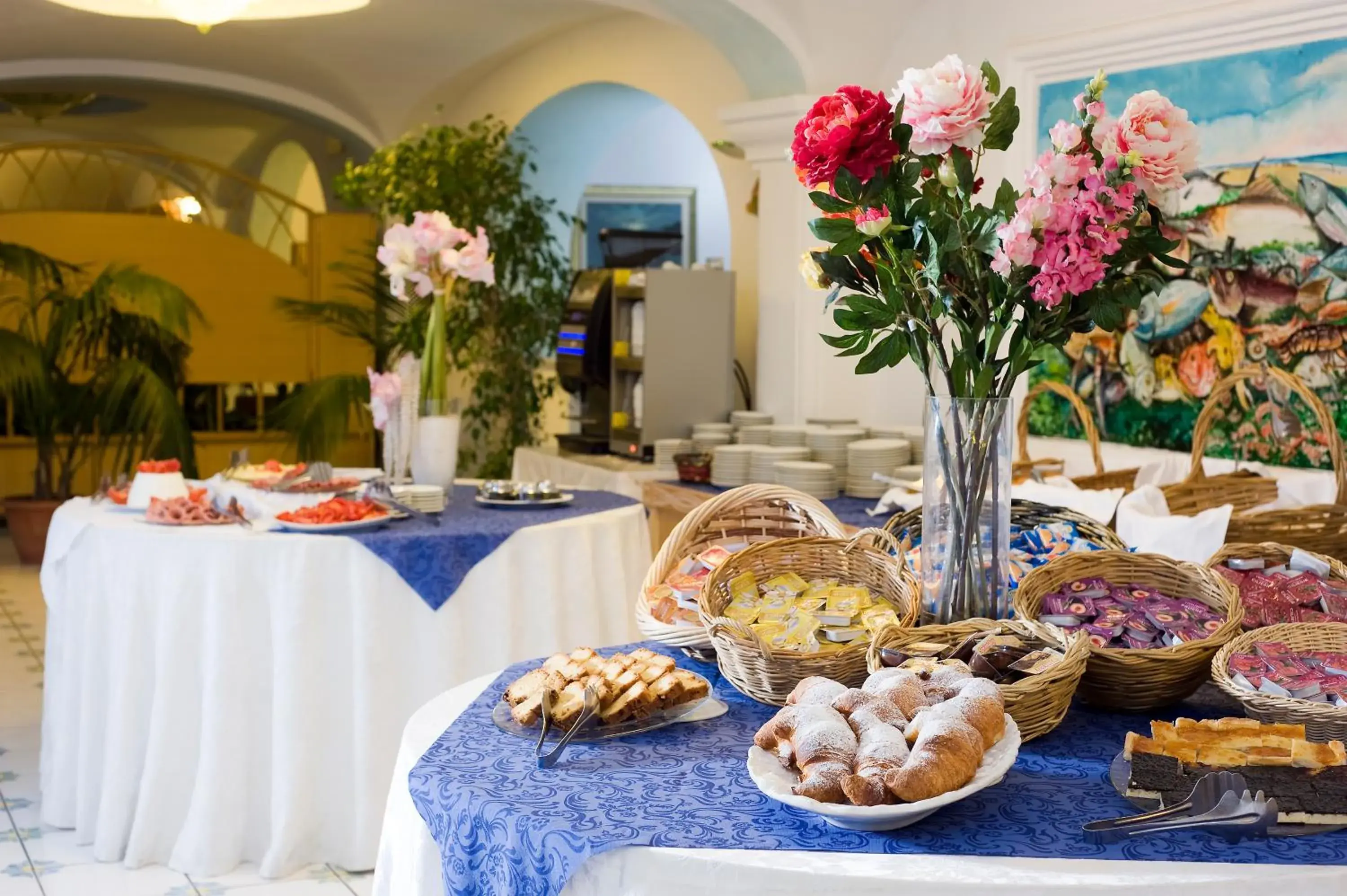 Buffet breakfast, Food in Park Hotel Terme Mediterraneo