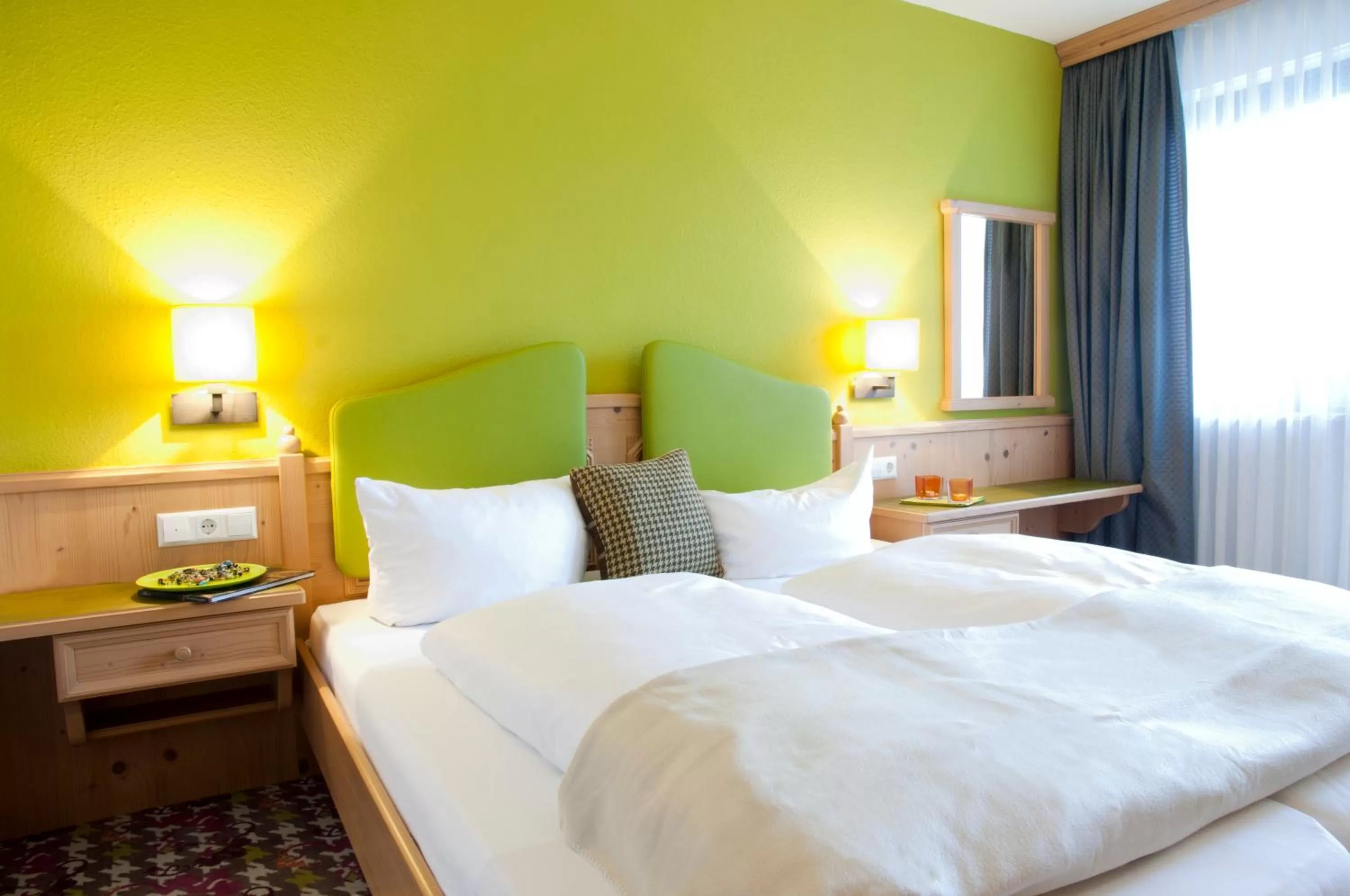 Bed in Hotel Bannwaldsee