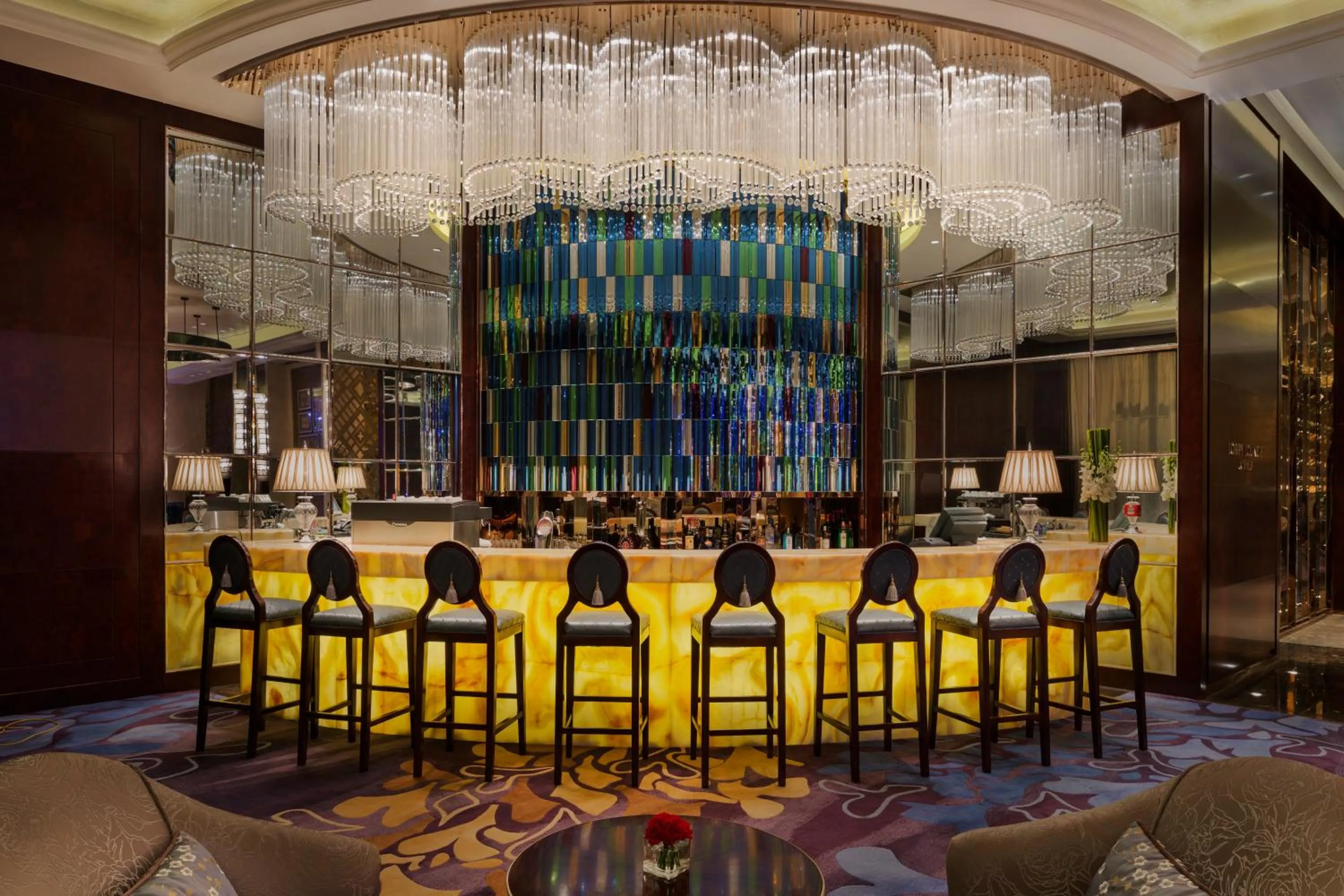 Lounge or bar in Wanda Realm Harbin Hotel