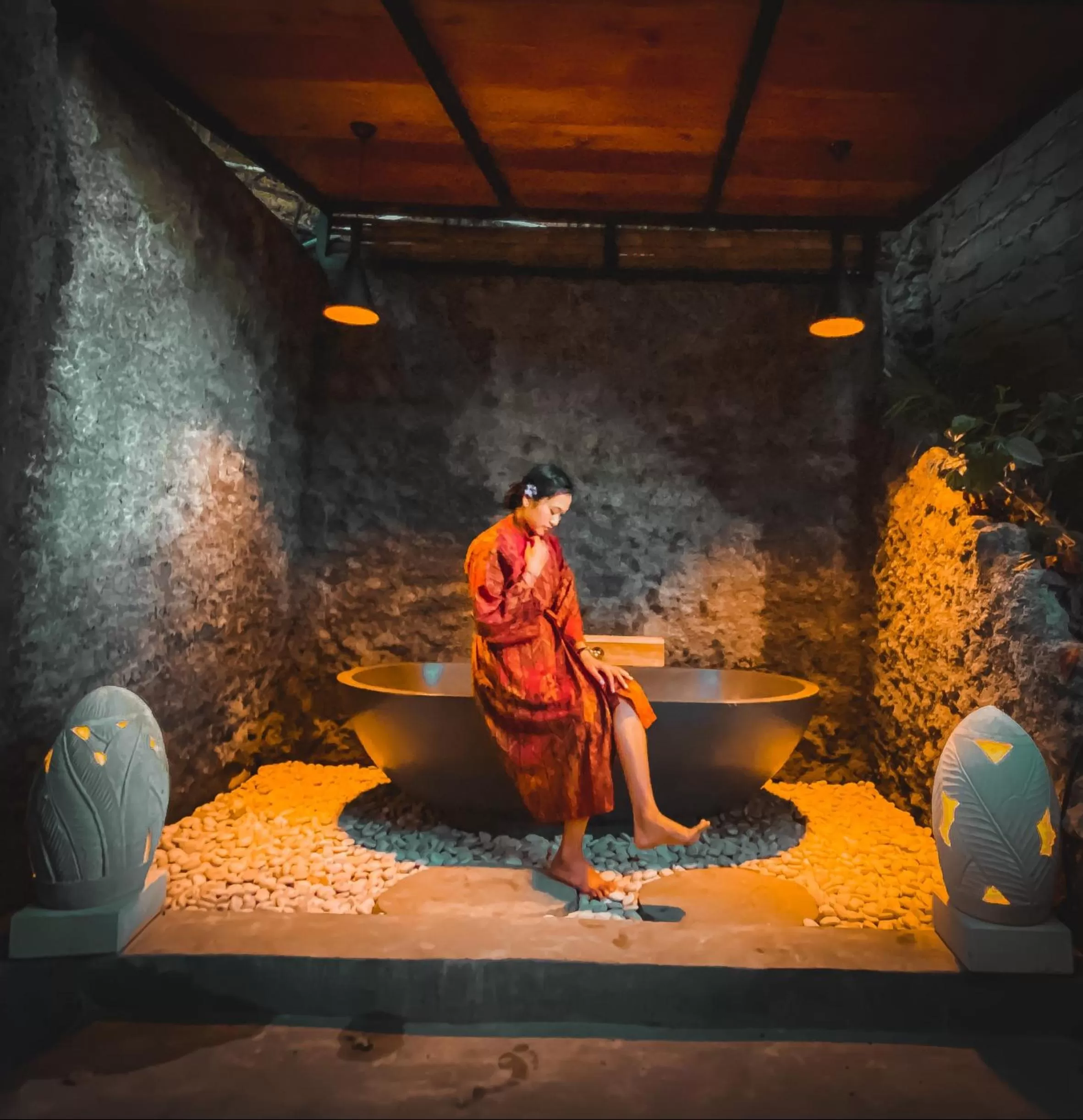 Hot Tub in Gumi Ayu EcoStay