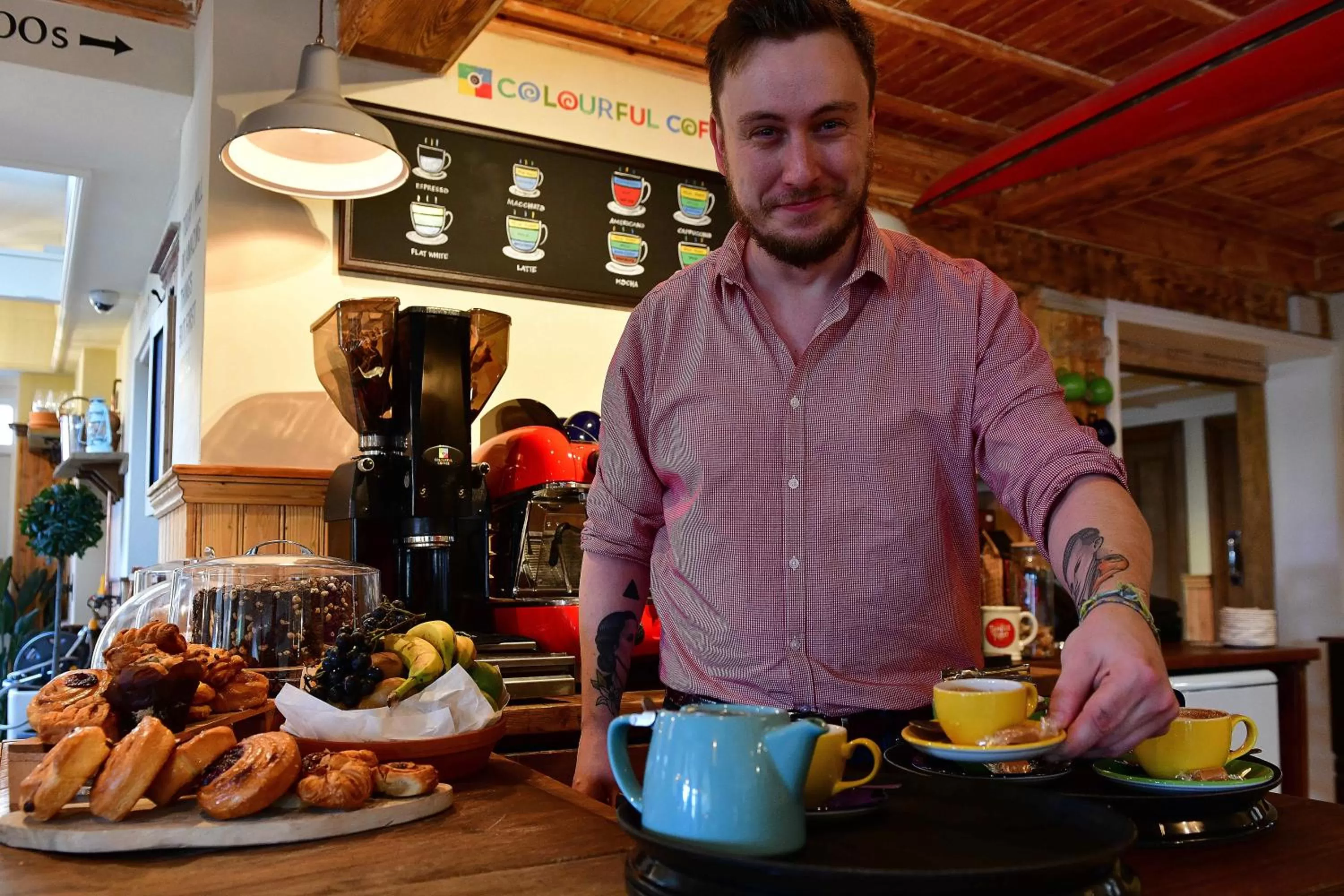 Continental breakfast in The Boathouse