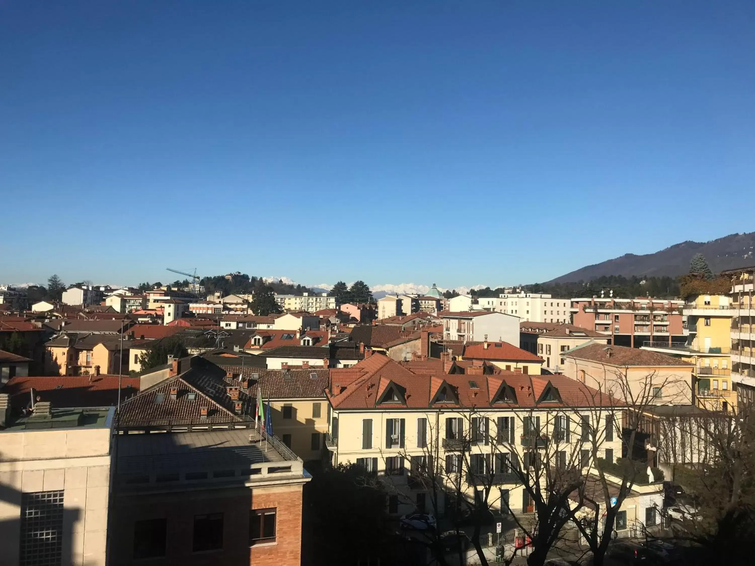 City view in Crystal Hotel Varese