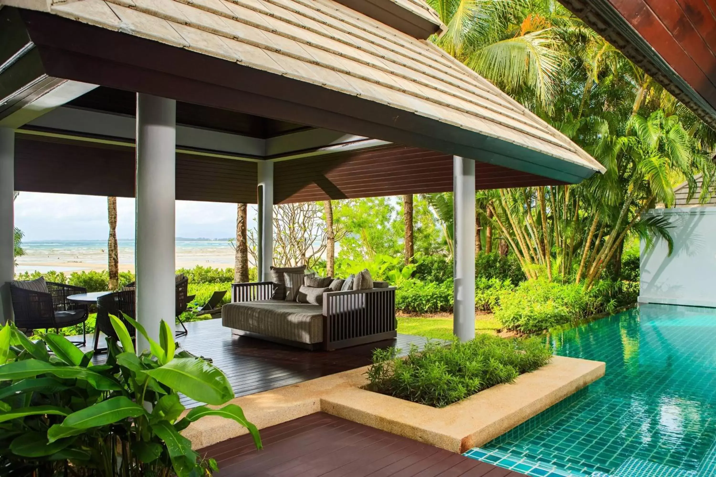 Swimming pool in Phuket Marriott Resort and Spa, Nai Yang Beach