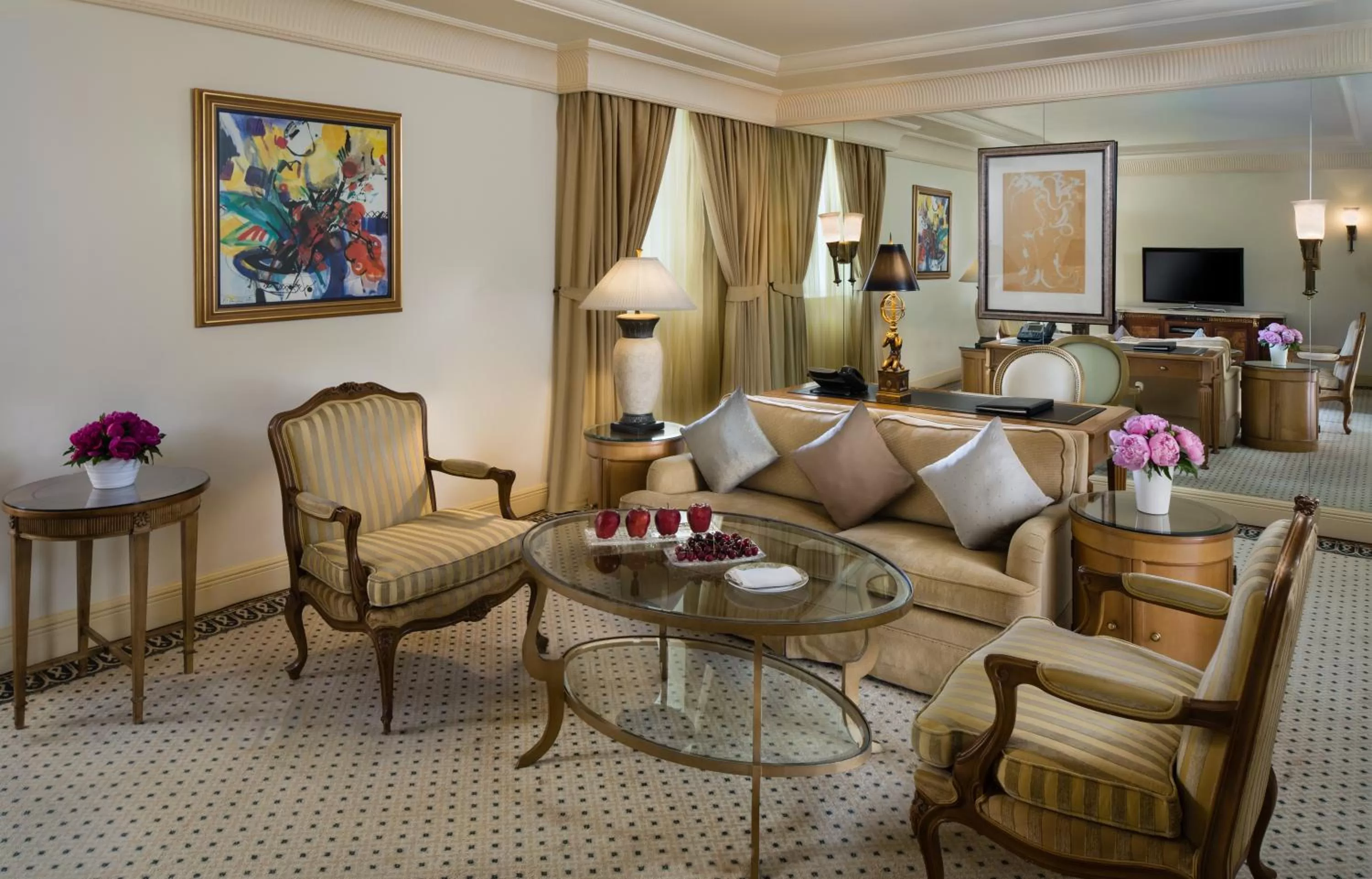 Seating area in InterContinental Phoenicia Beirut by IHG