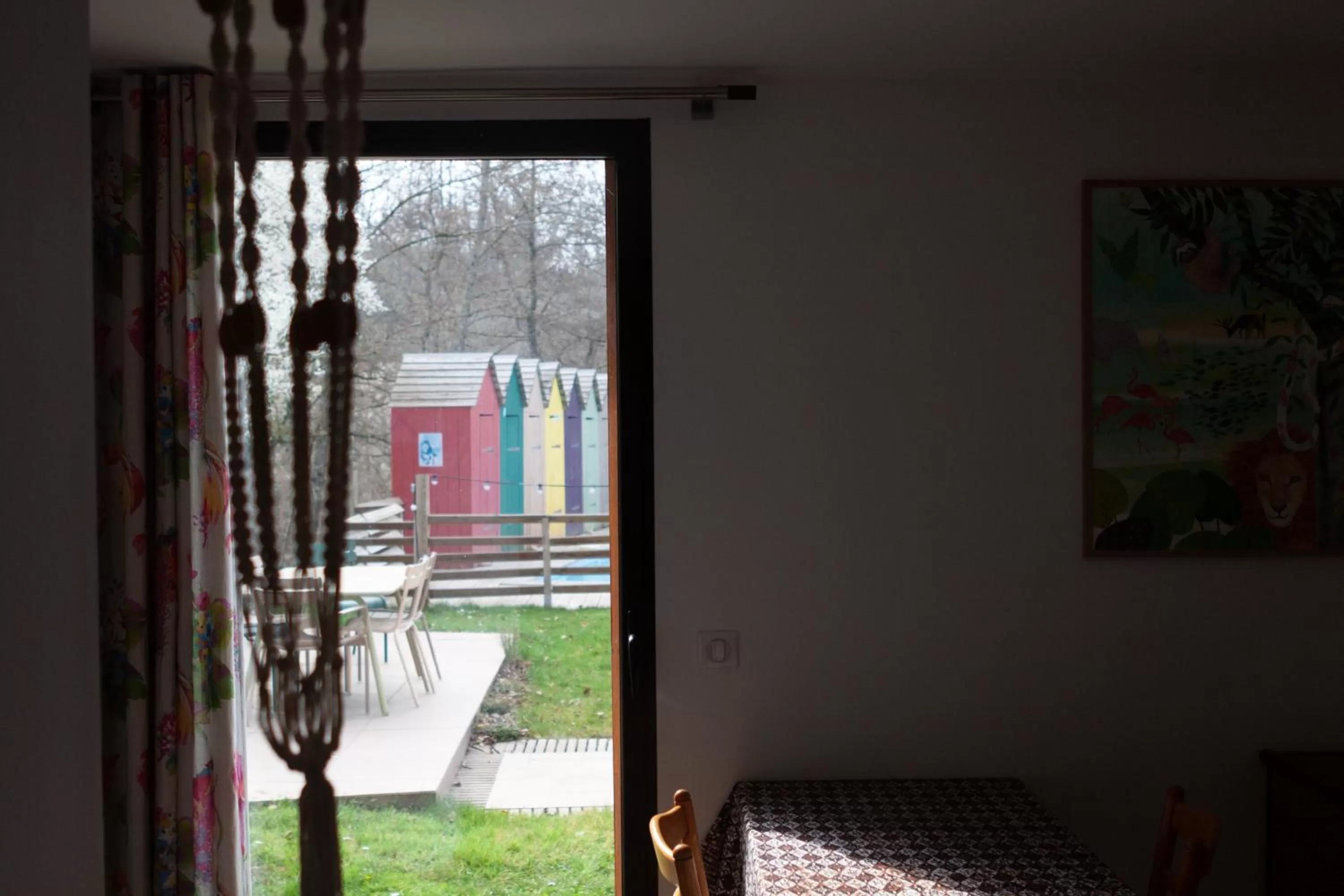 Garden view in Les Cabanons