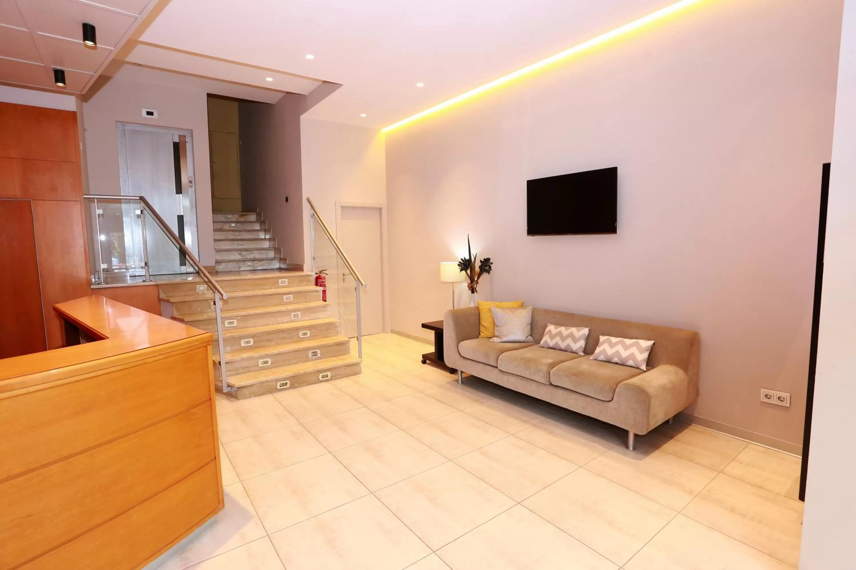 Lobby or reception in Hotel Villa de Verín