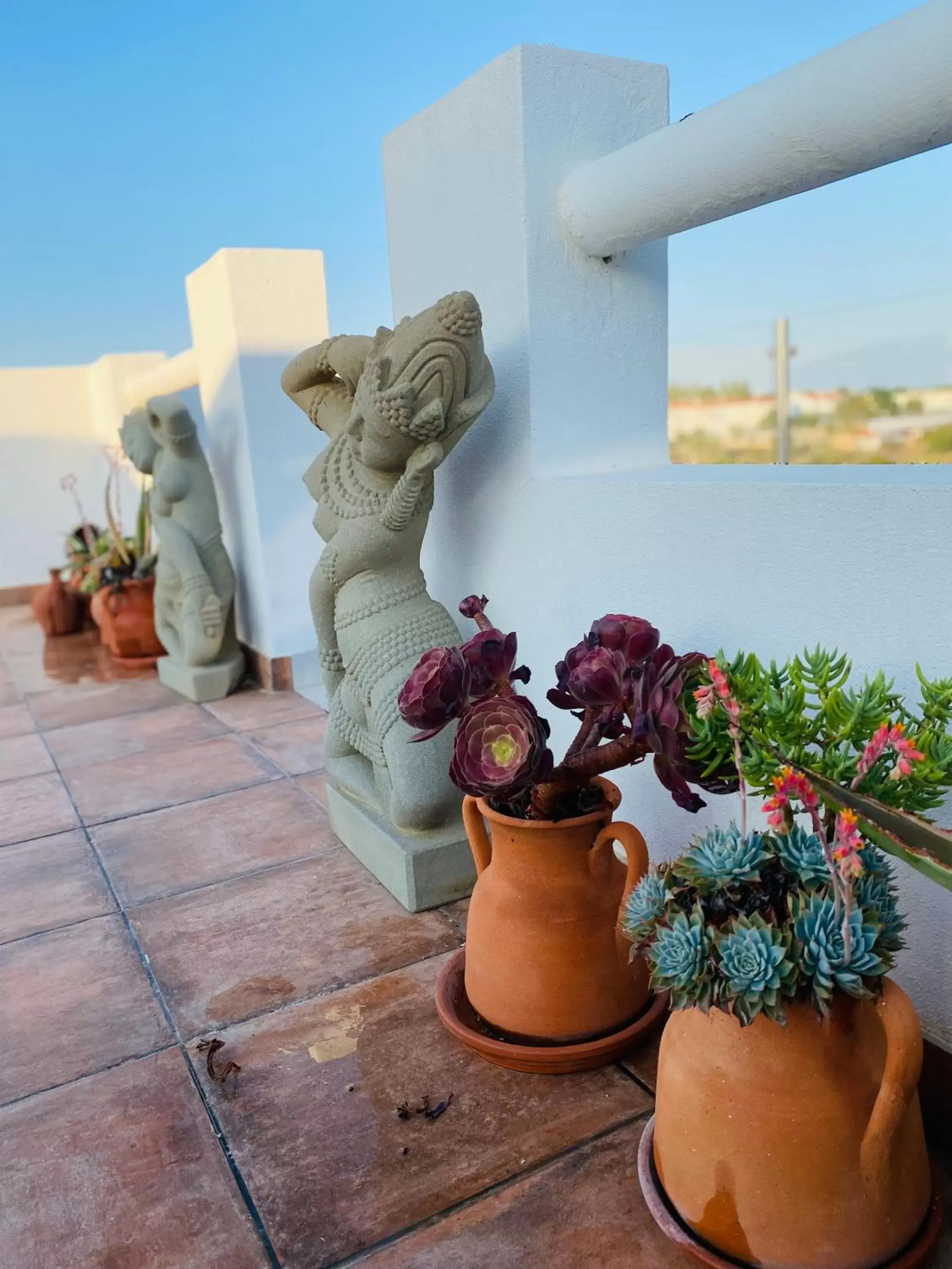 Balcony/Terrace in Palm View Guesthouse, adults only