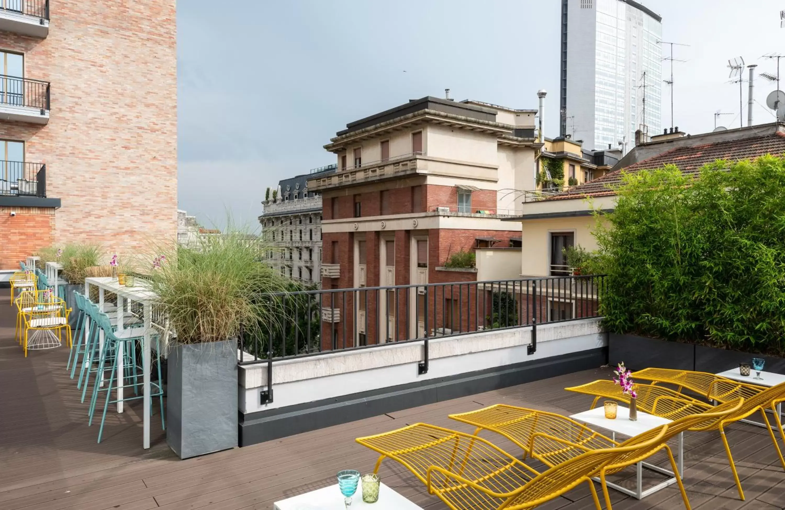 Balcony/Terrace, Property Building in NYX Hotel Milan by Leonardo Hotels