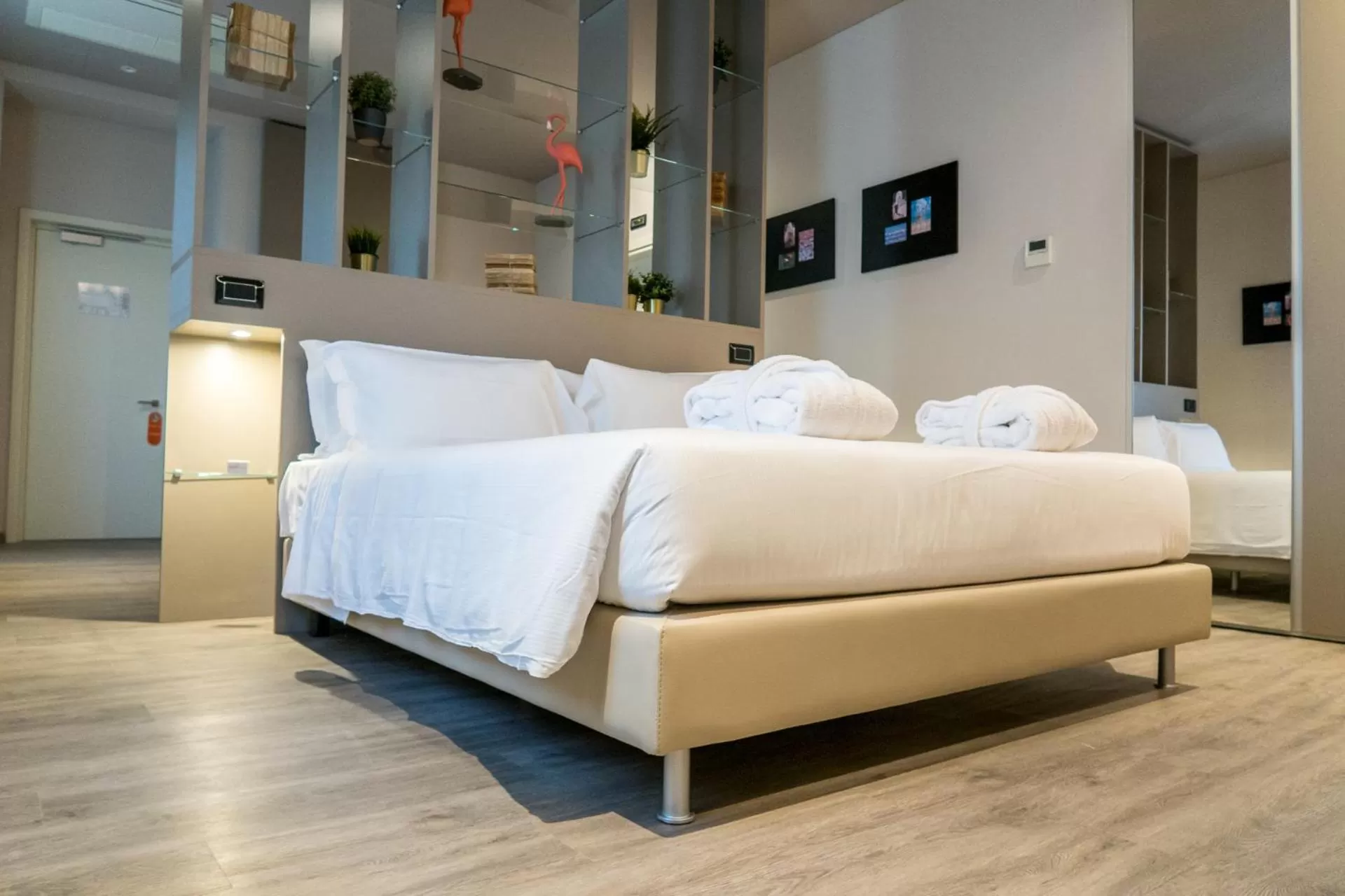 Bed in Hotel San Giovanni Roma