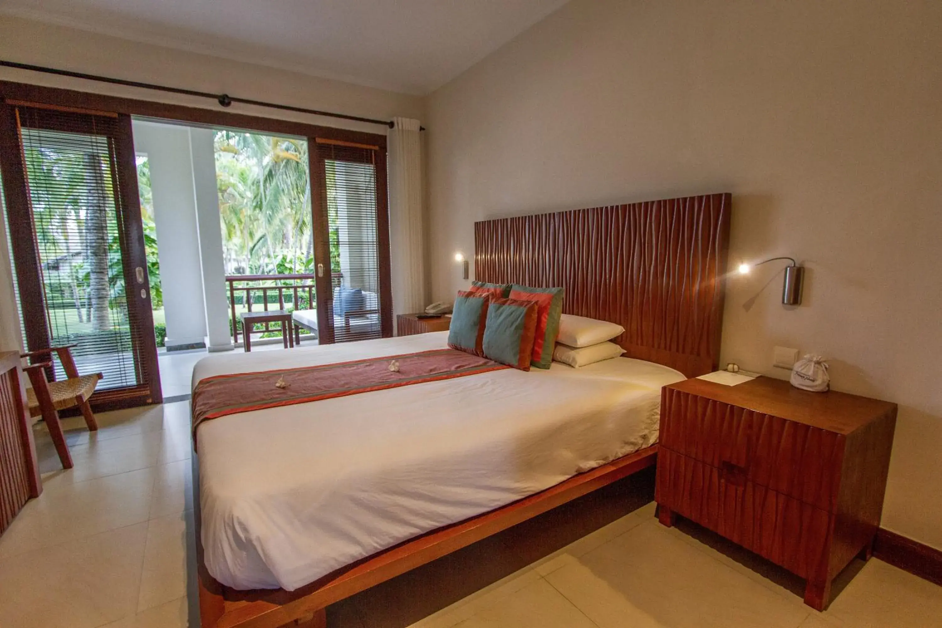 Bed in Blue Ocean Resort