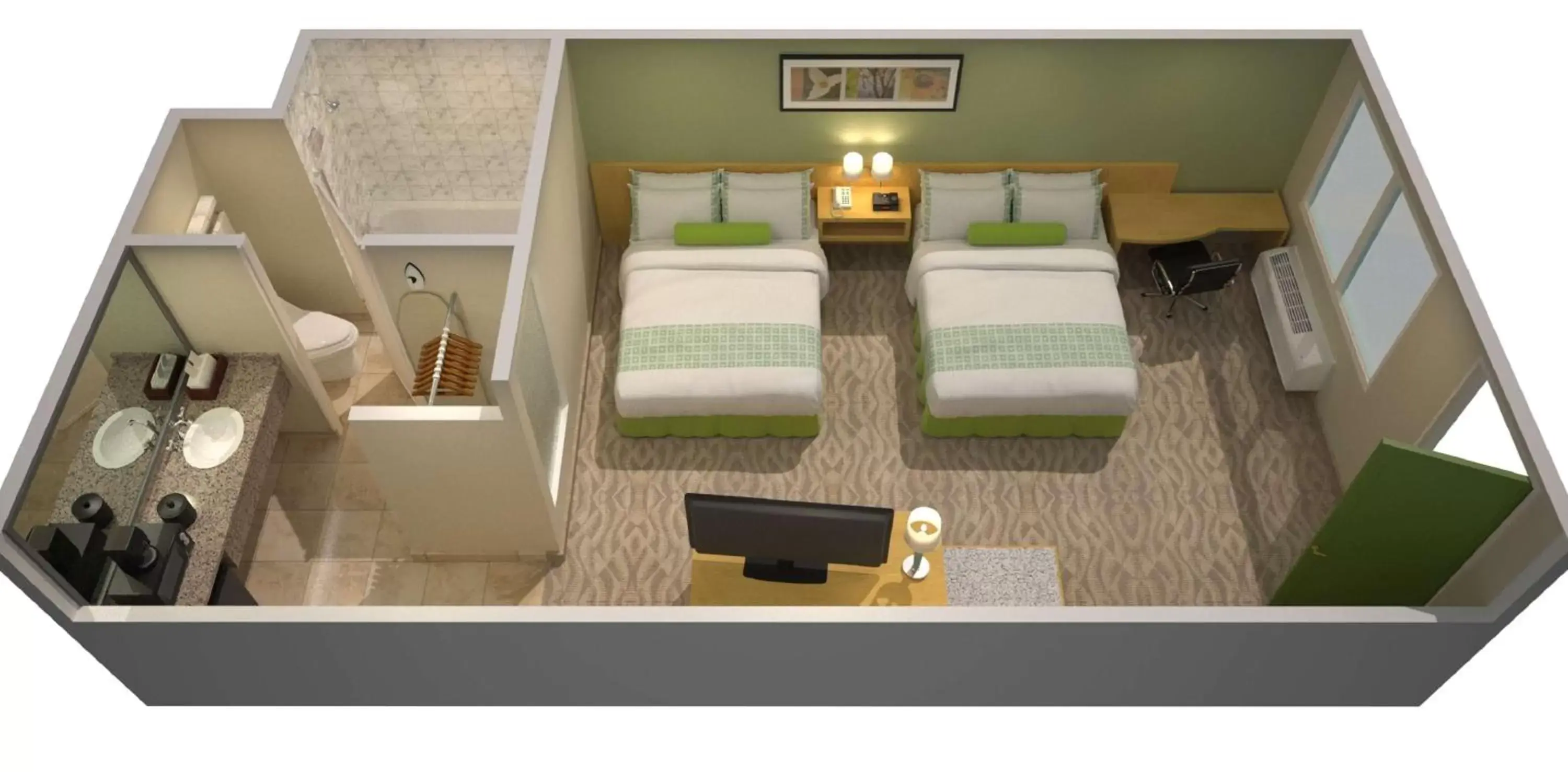 Photo of the whole room, Floor Plan in Hotel Nexus; BW Signature Collection