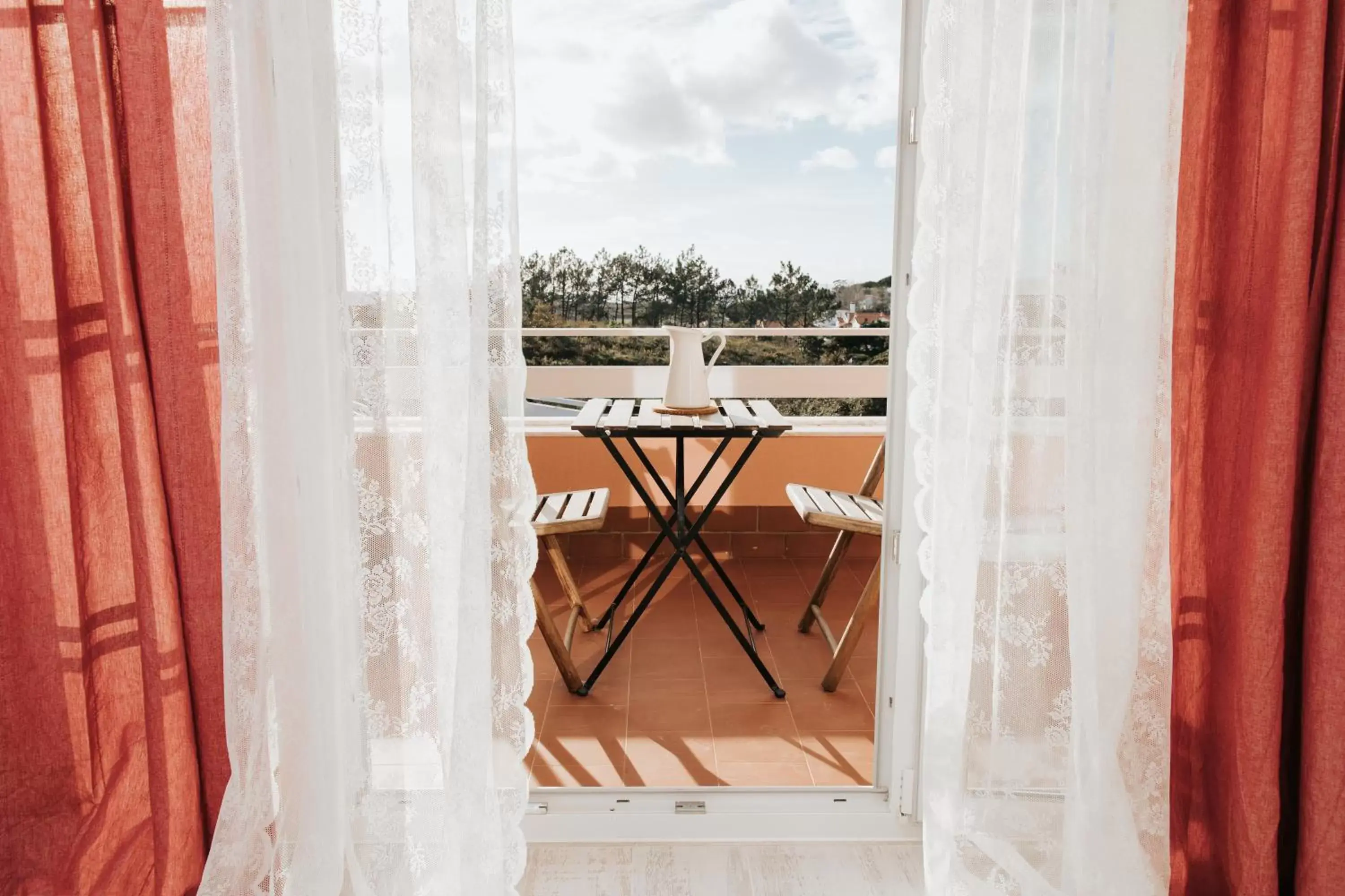 Balcony/Terrace in Beach House Outeirinho