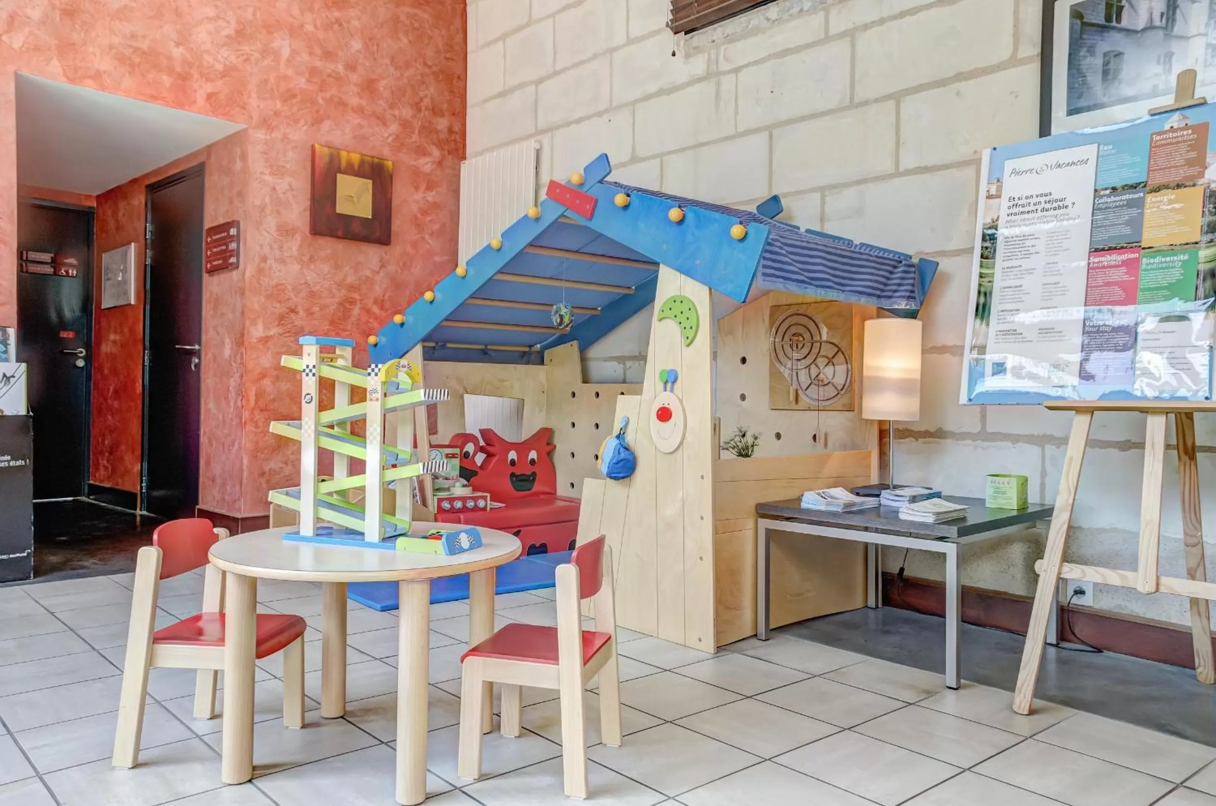 Children play ground in Pierre & Vacances Le Moulin des Cordeliers