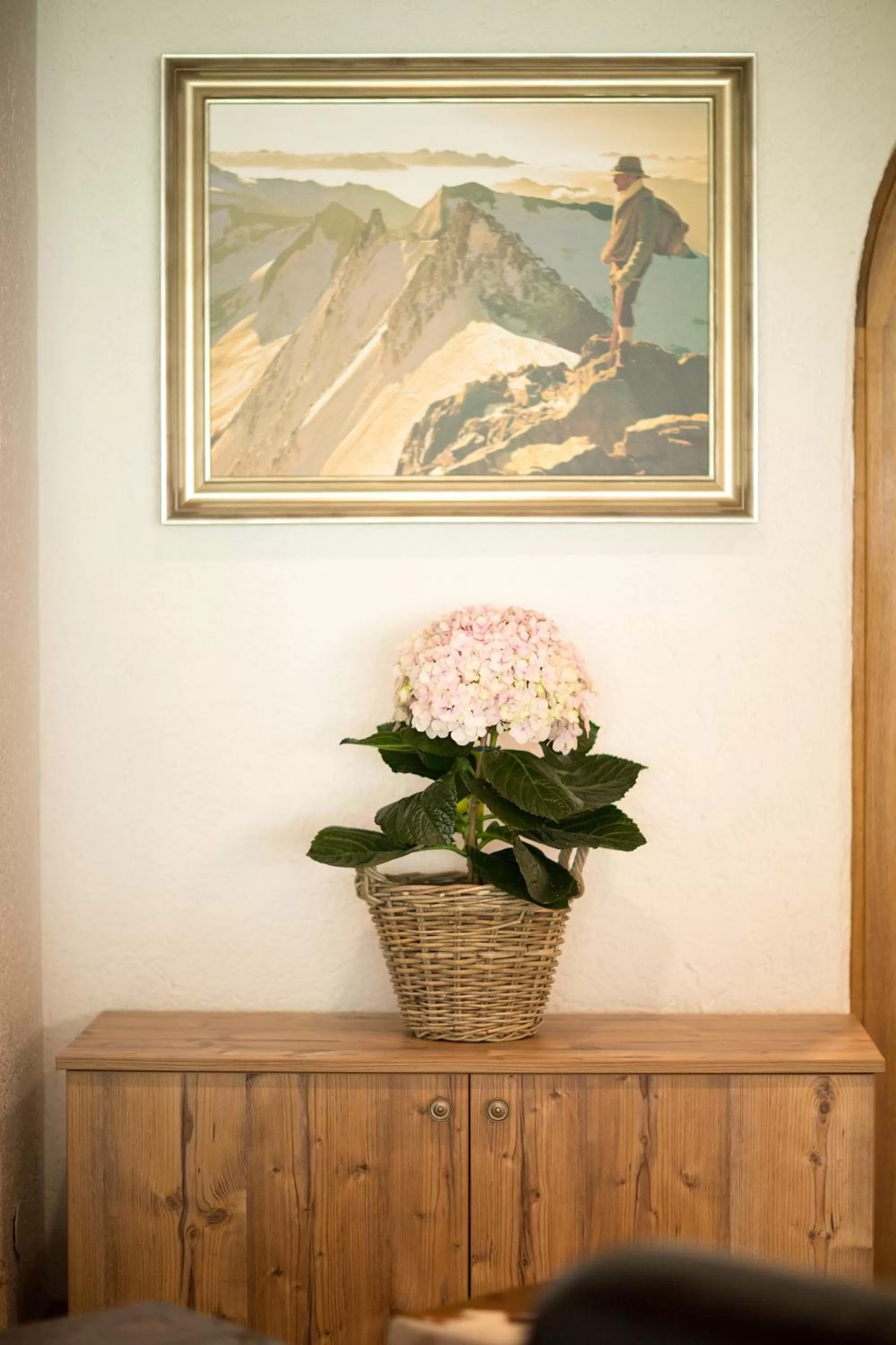 Lobby or reception in Hotel Garni Römerhof