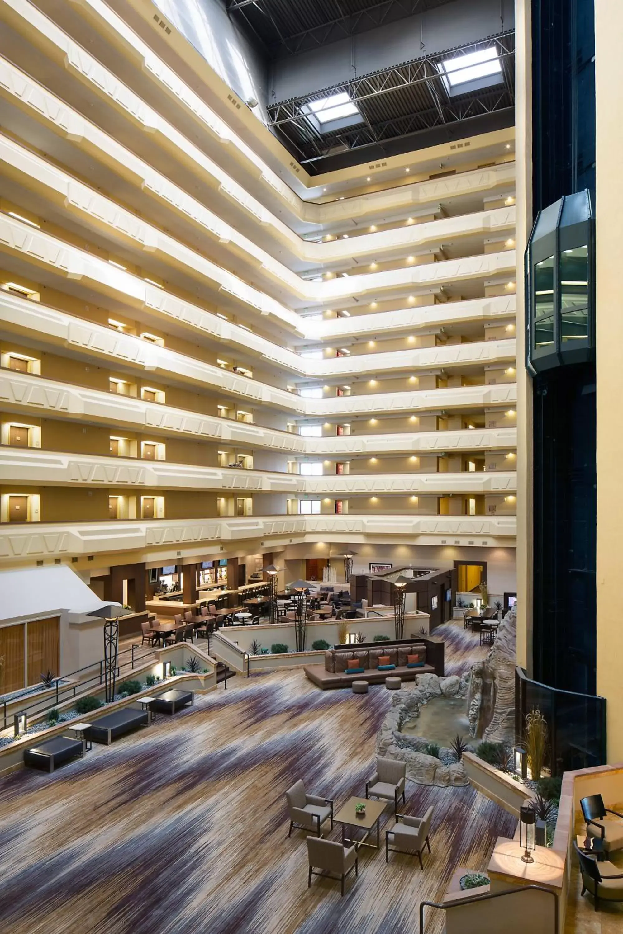 Lobby or reception in Albuquerque Marriott Pyramid North