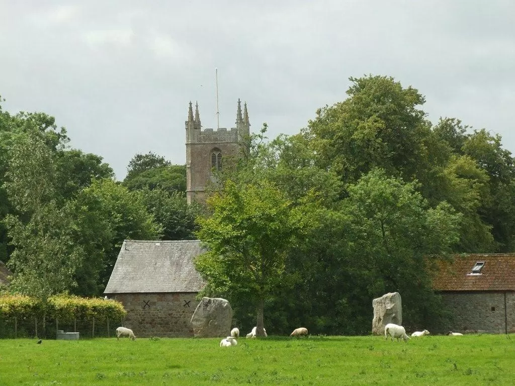 Garden in B&B Dorwyn Manor