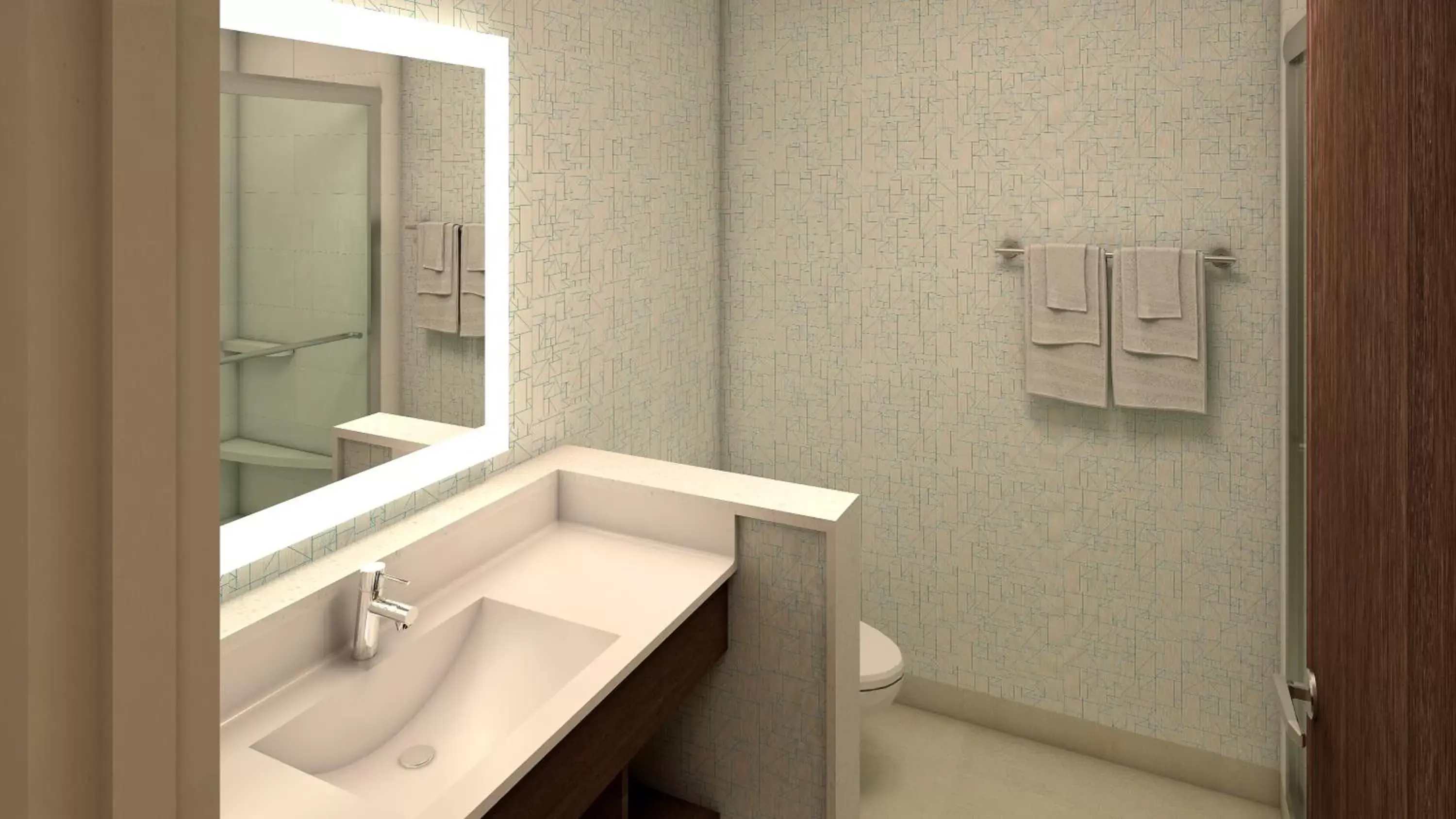 Bathroom in Holiday Inn Express & Suites - Charlotte NE - University Area, an IHG Hotel