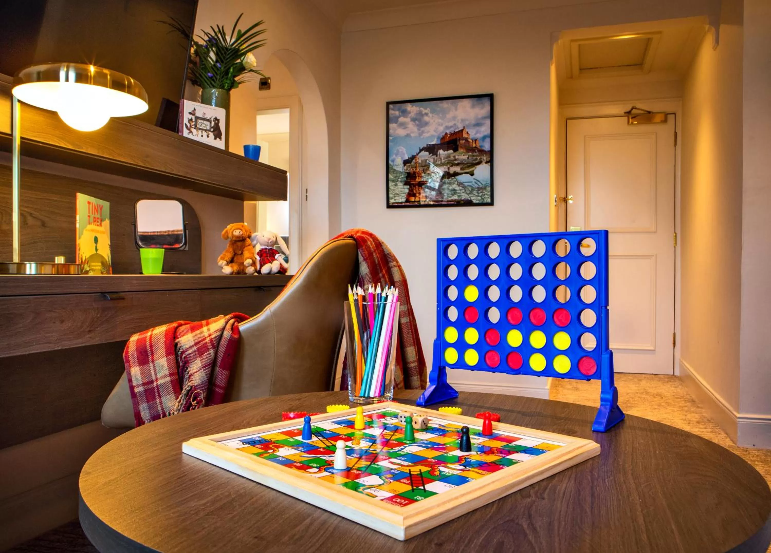 Bedroom in Bruntsfield Hotel