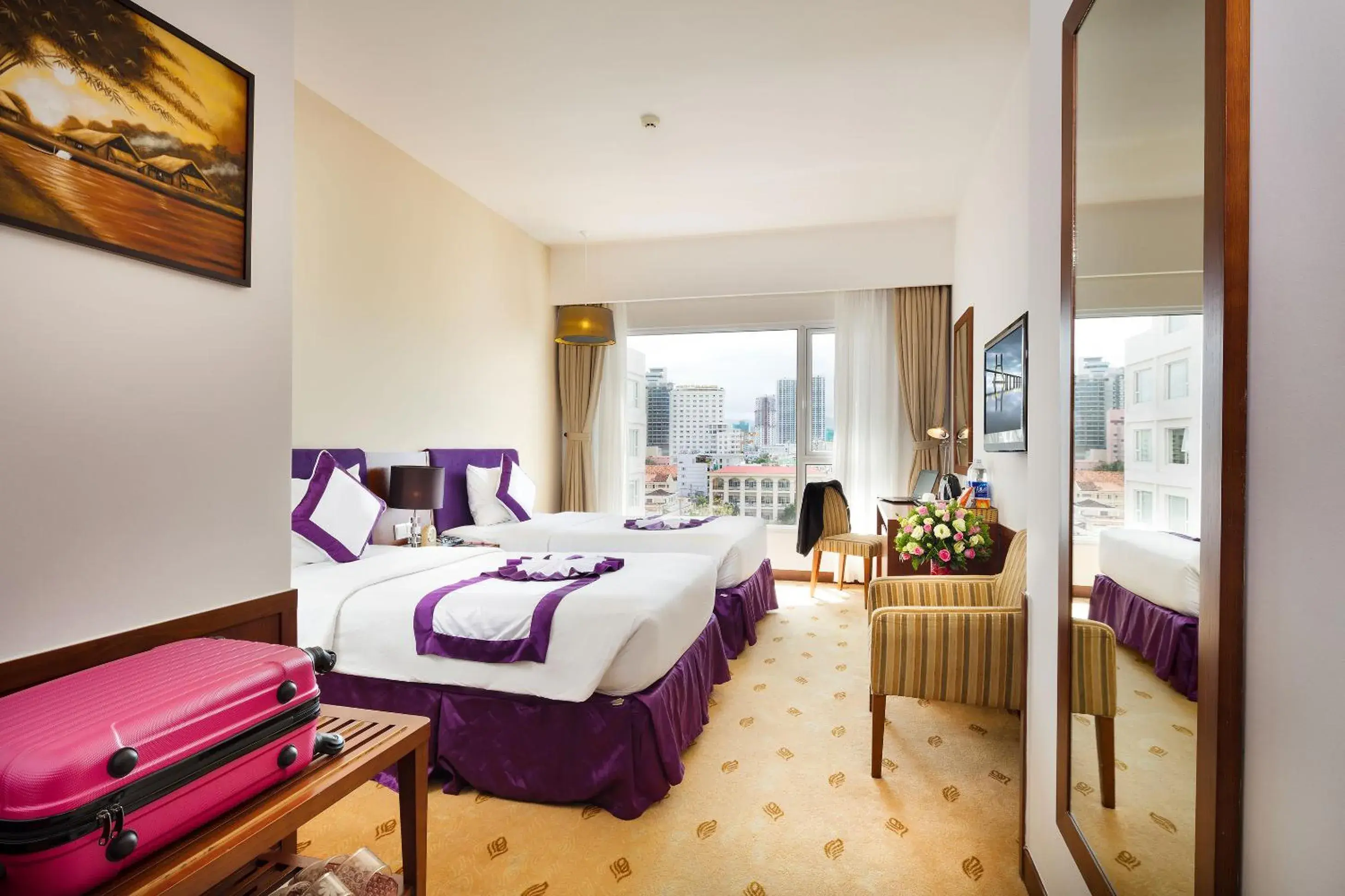 Superior Double or Twin Room with City View in TTC Hotel - Michelia