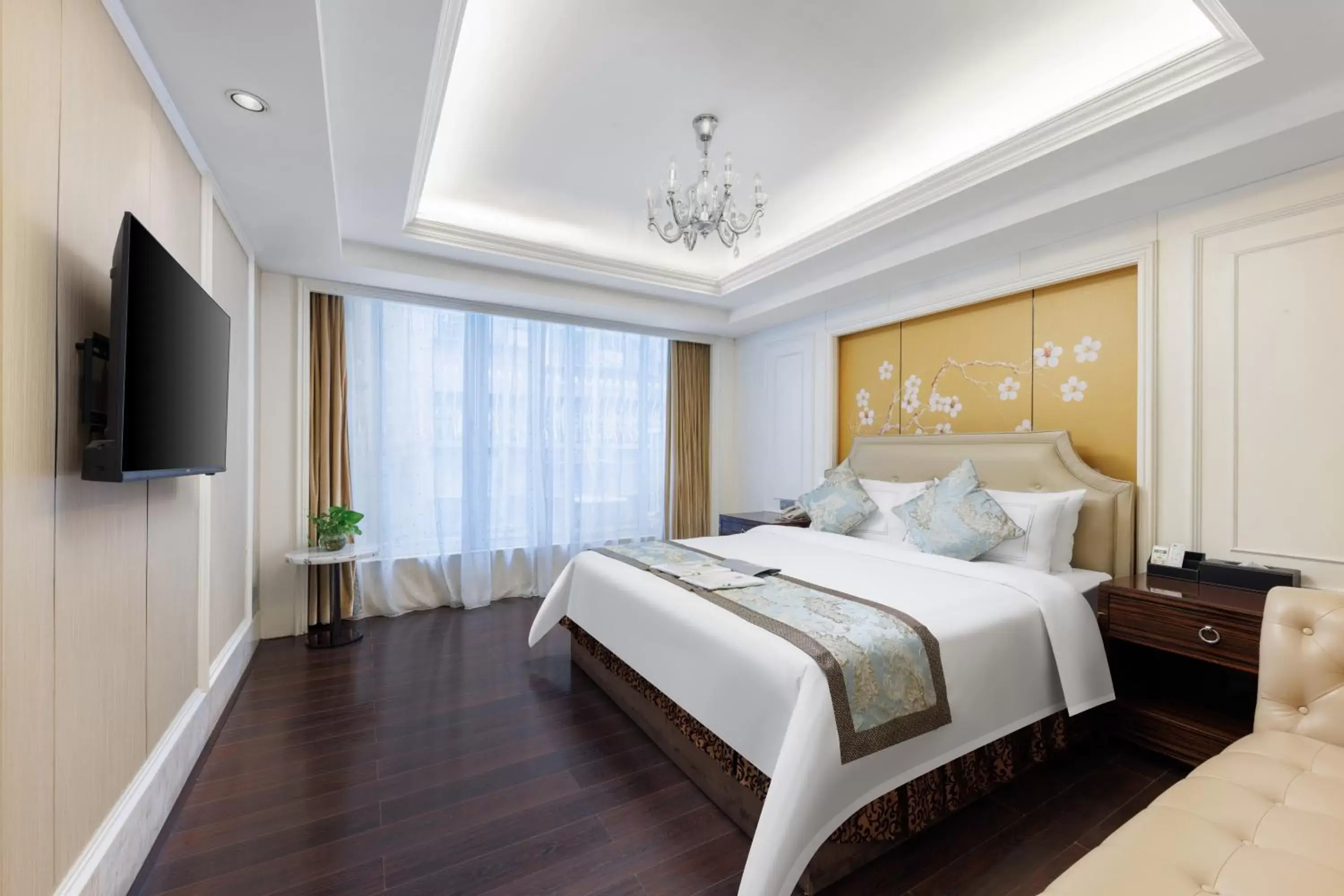 Bedroom, Bed in Sunflower Hotel & Residence, Shenzhen