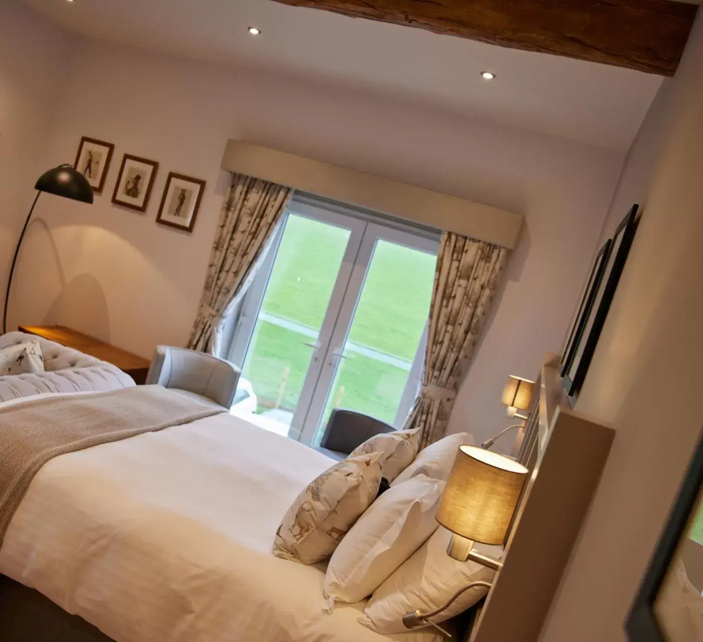 Bedroom, Bed in The Fleece at Ruleholme