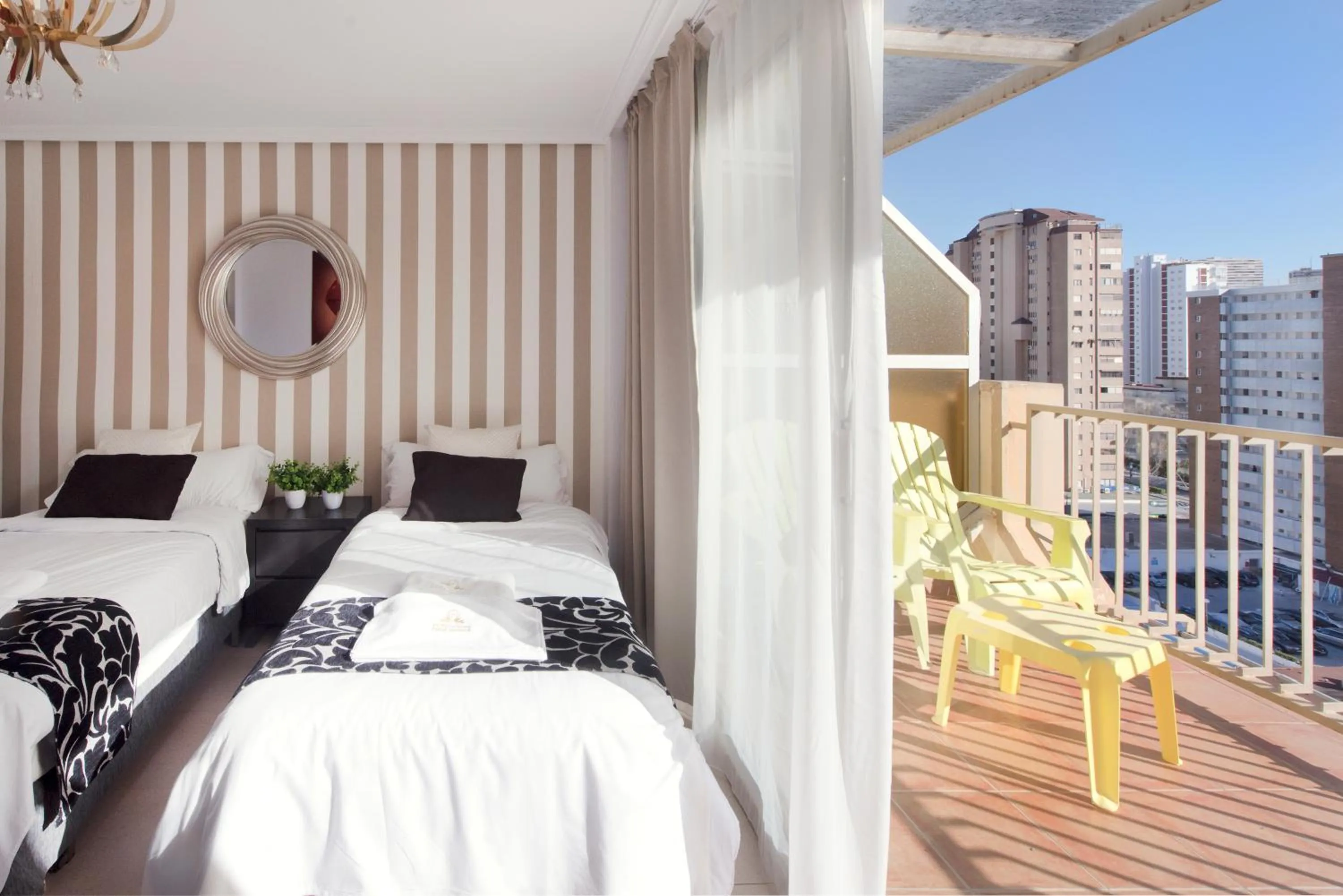 Balcony/Terrace, Bed in My Pretty Payma Apartamentos