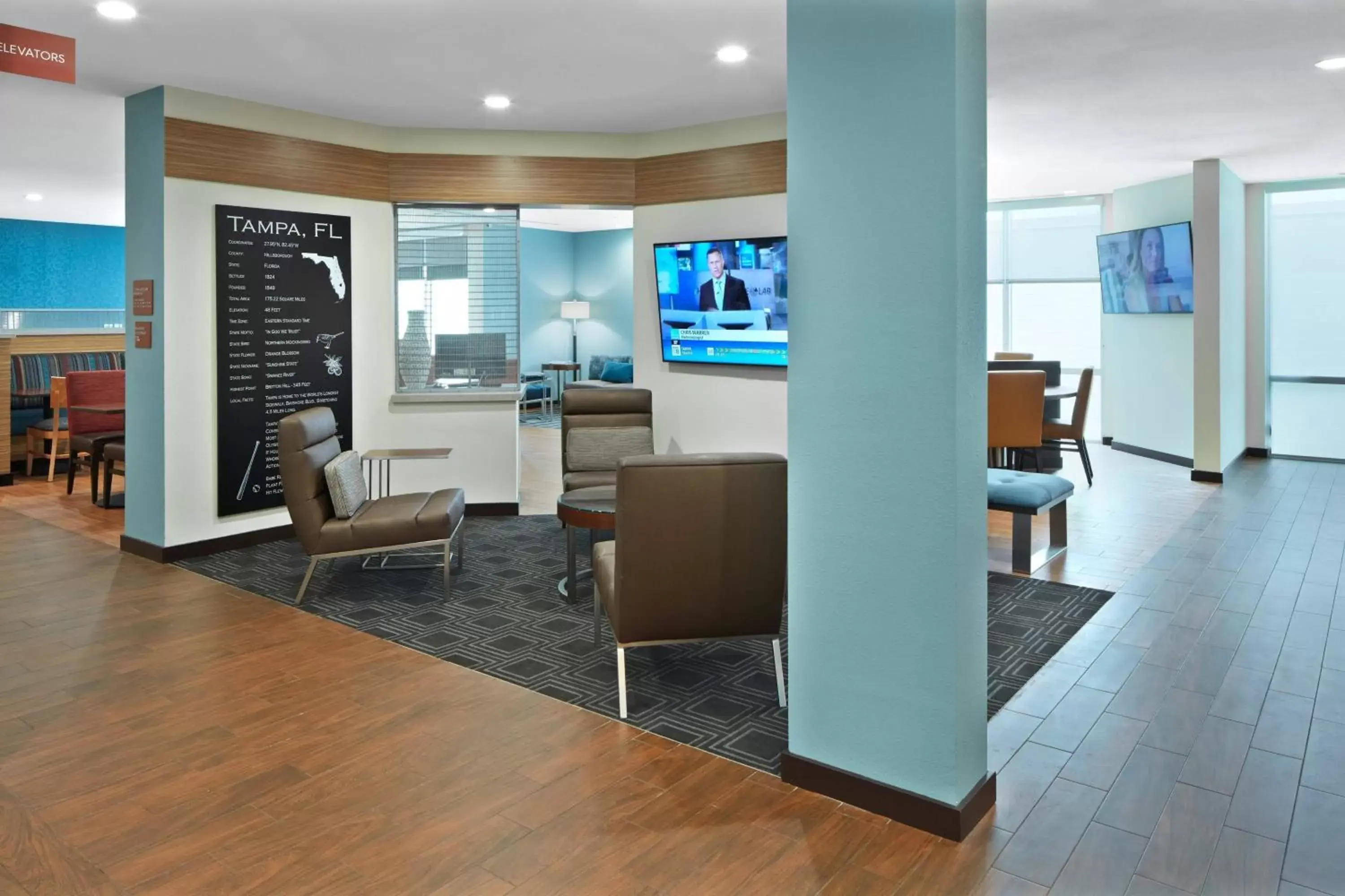 Business facilities, Lobby/Reception in TownePlace Suites by Marriott Tampa South