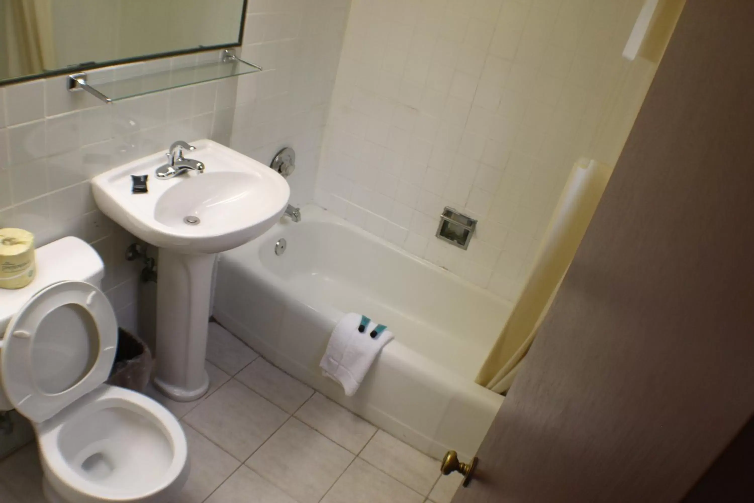 Bathroom in Americas Best Value Inn Geneva
