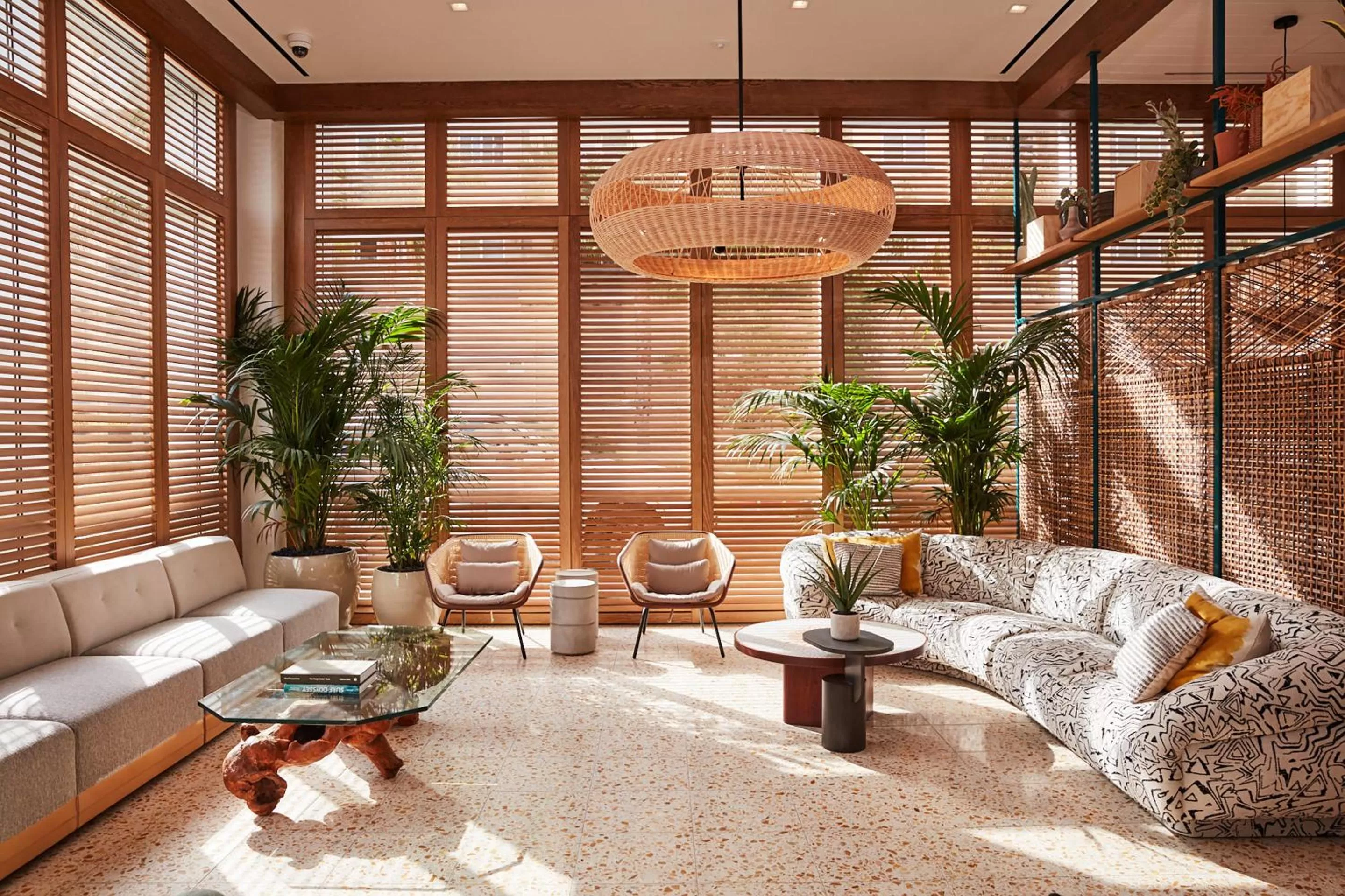 Lobby or reception in Hotel June West LA, a Member of Design Hotels