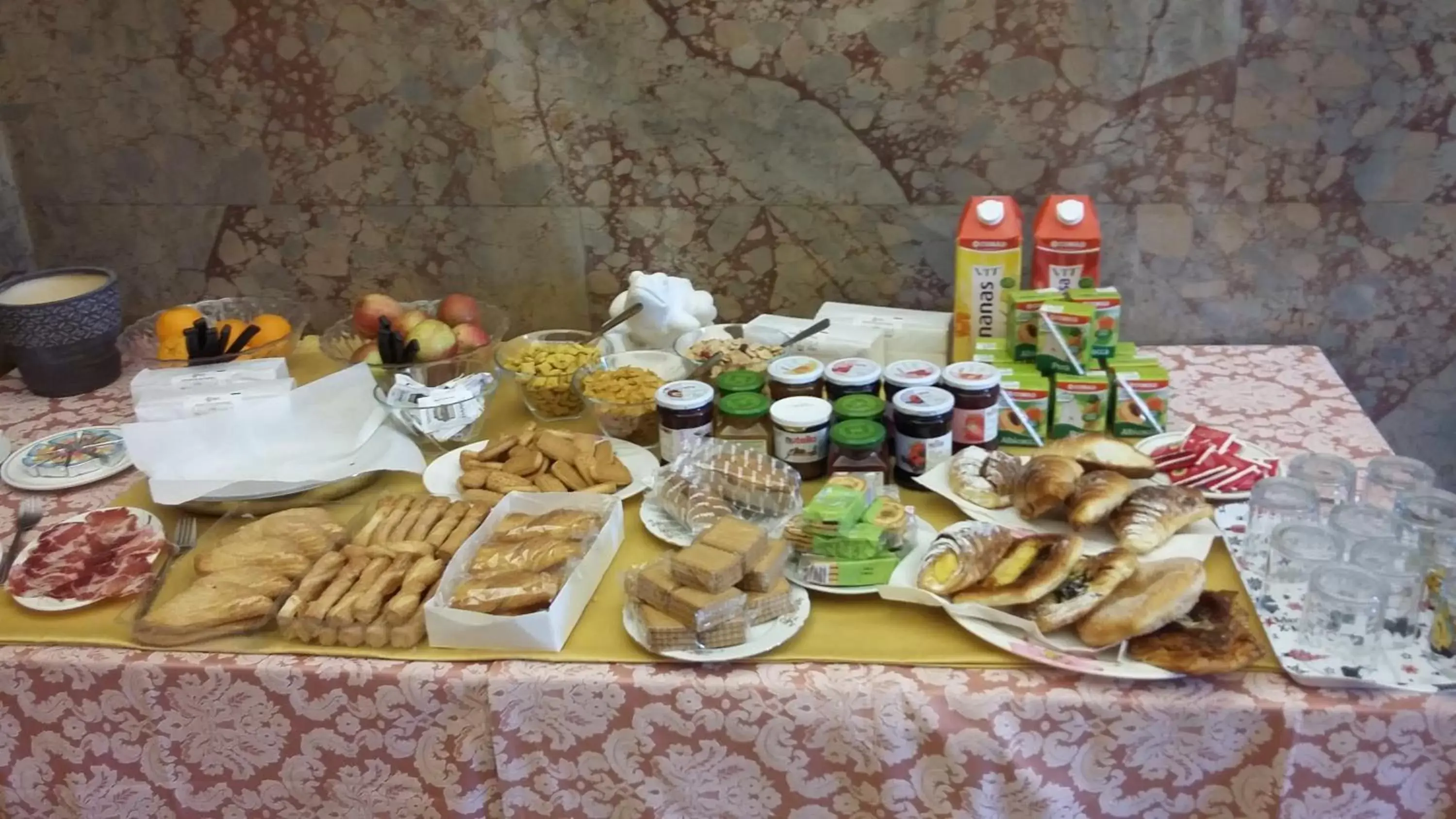 Food close-up, Breakfast in Palazzo Moraschi Subiaco