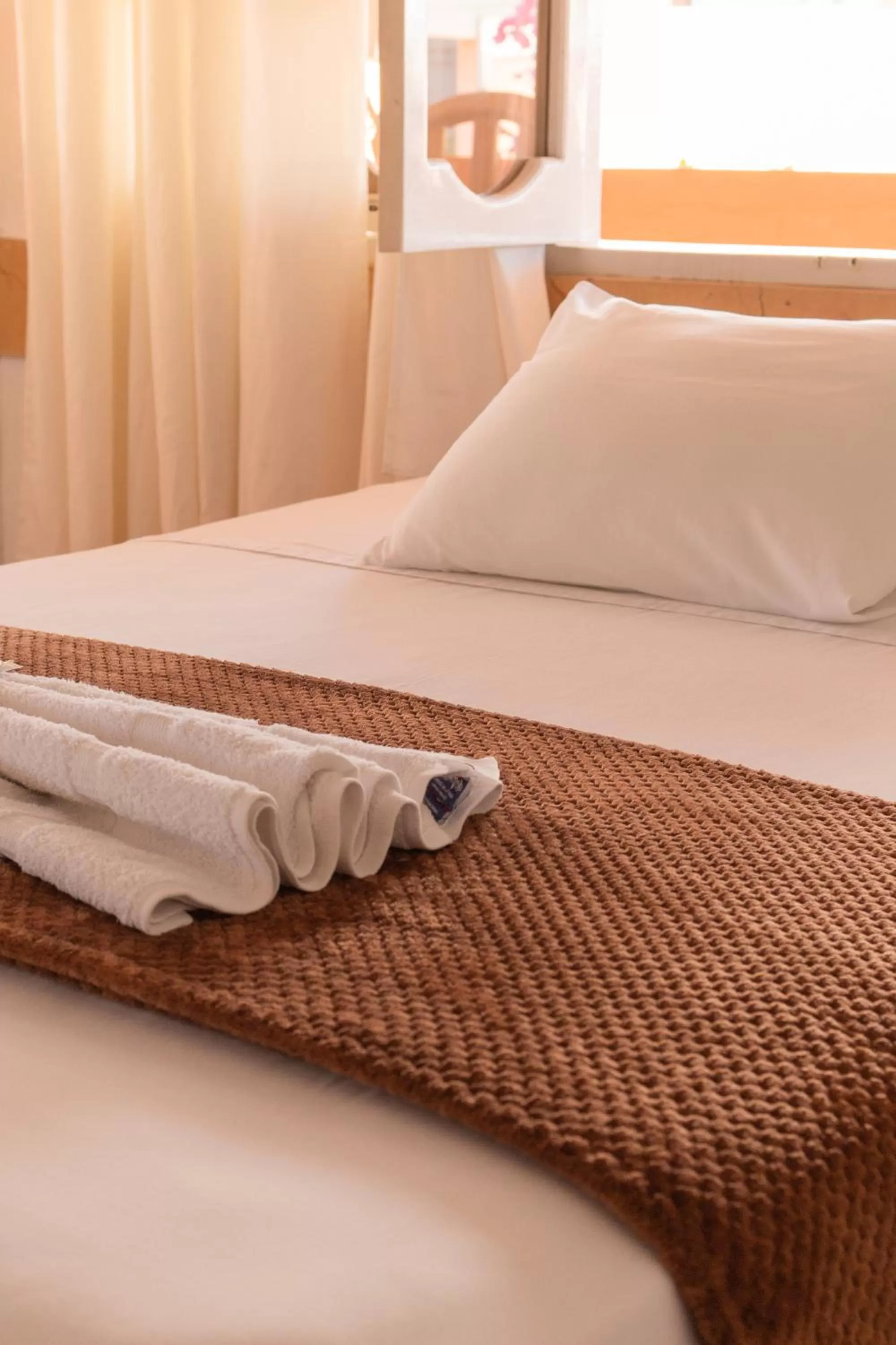 Bed in Hotel Crossman