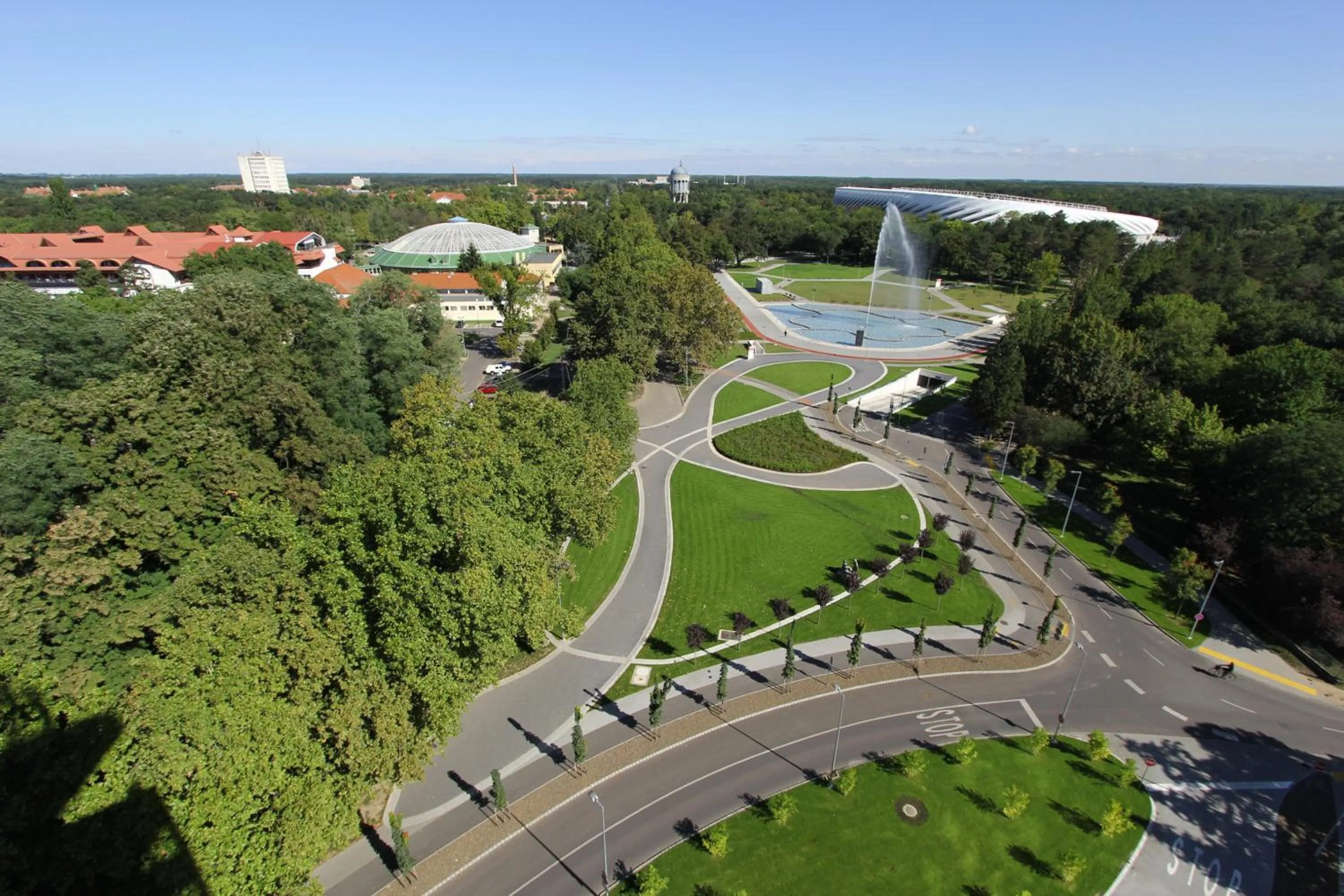 Bird's eye view in Aquaticum Debrecen Termal & Wellness Hotel