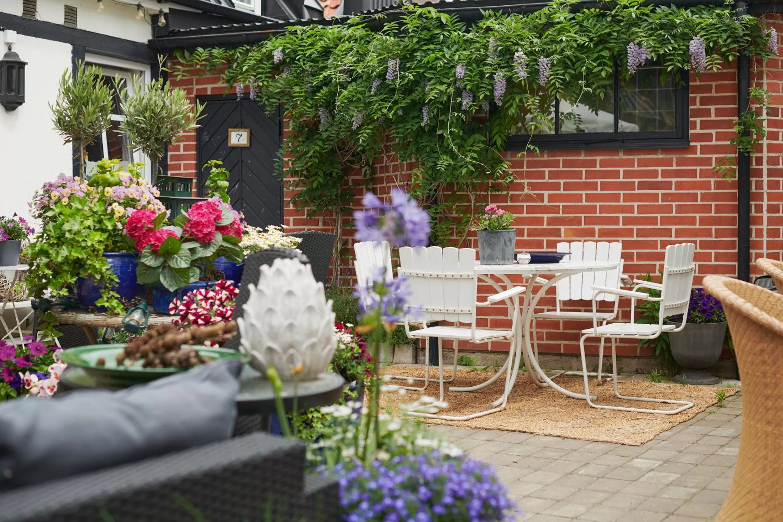 Patio in Hotell Bäckagården