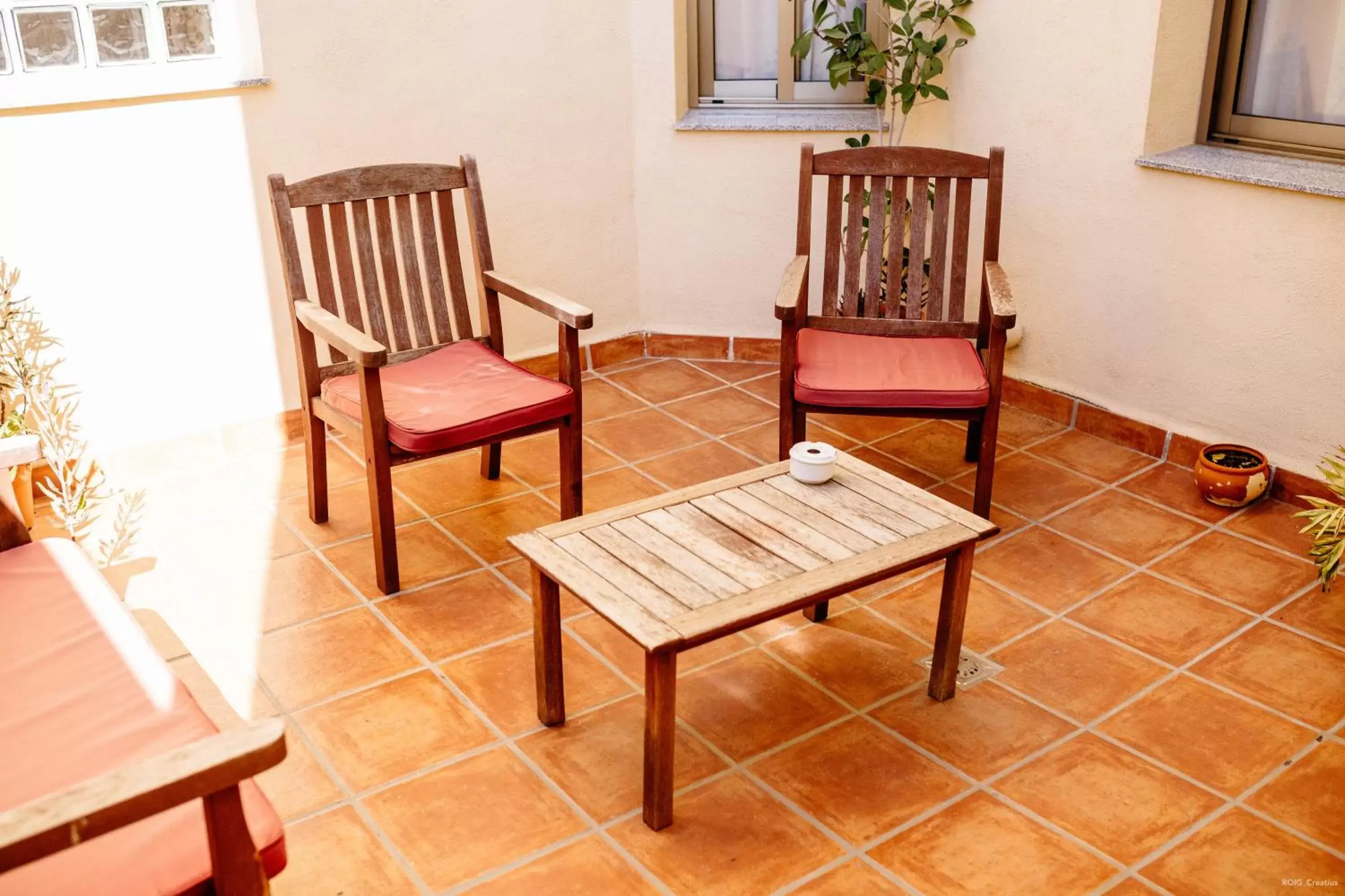 Balcony/Terrace, Seating Area in Hotel Can Batiste