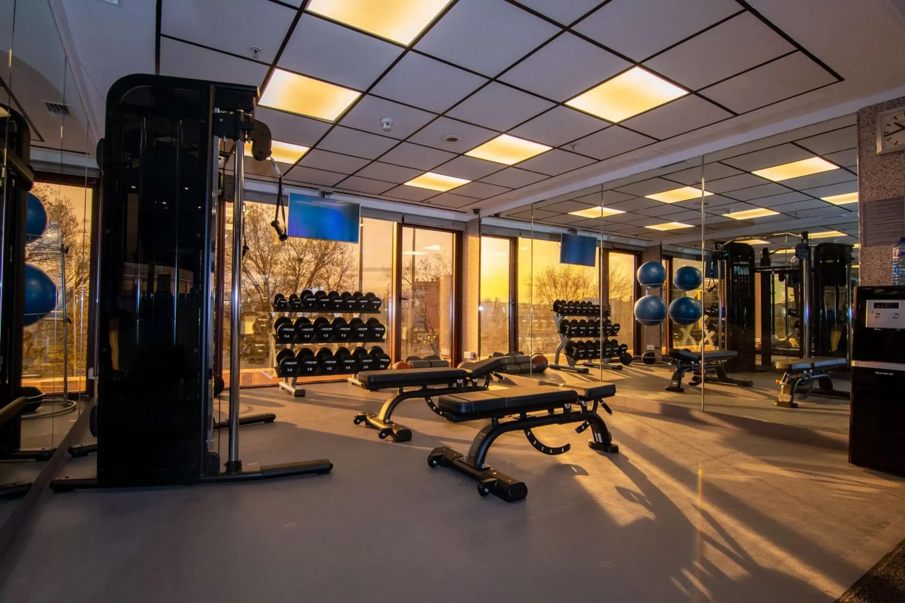 Fitness centre/facilities, Fitness Center/Facilities in Hilton Madrid Airport
