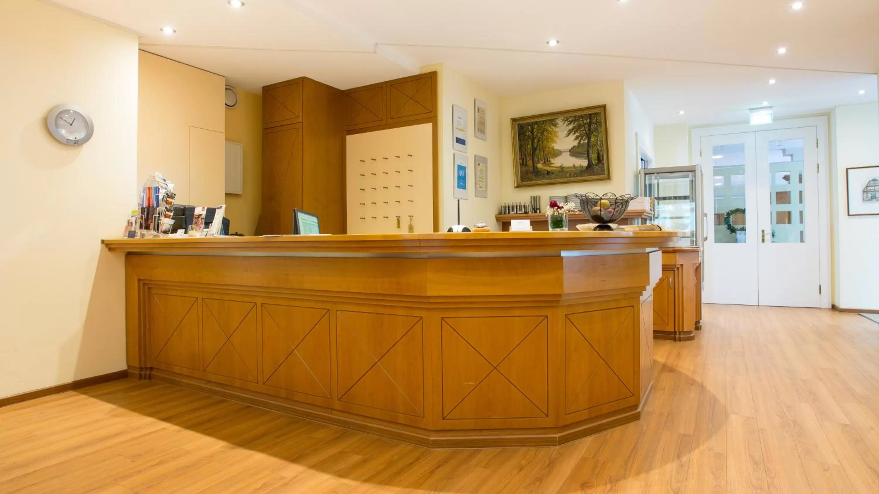 Lobby or reception in Hotel Waldhalle