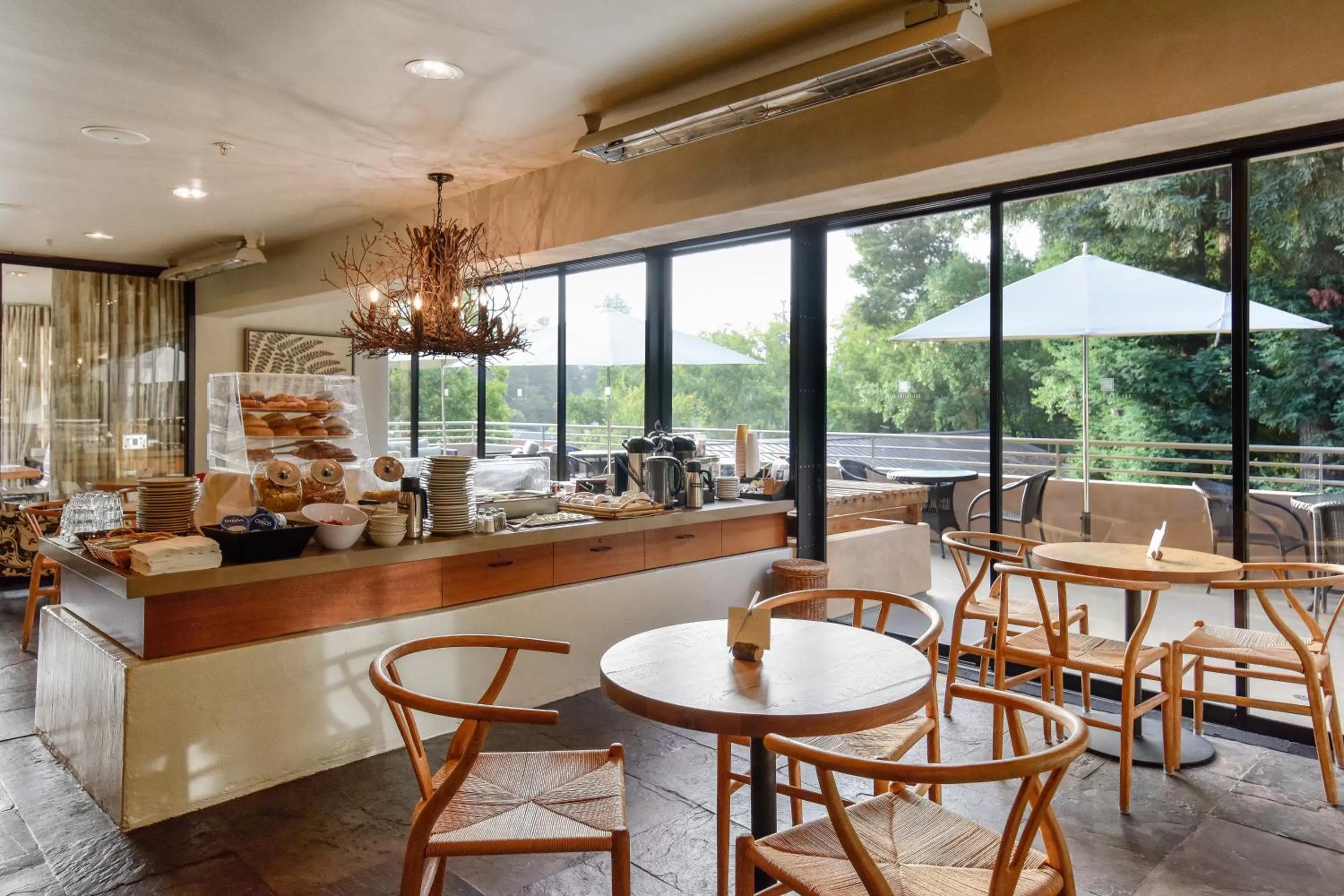 Continental breakfast in Mill Valley Inn