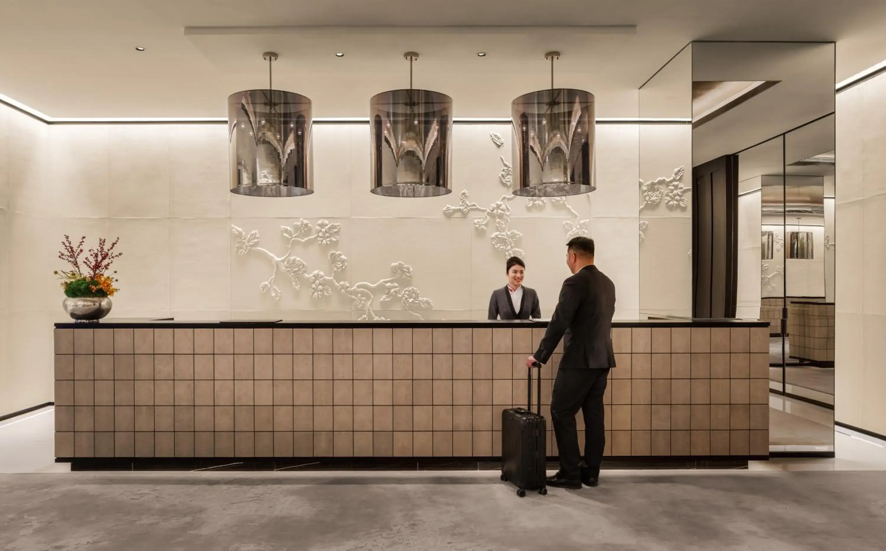 Lobby or reception in Fairmont Wuhan