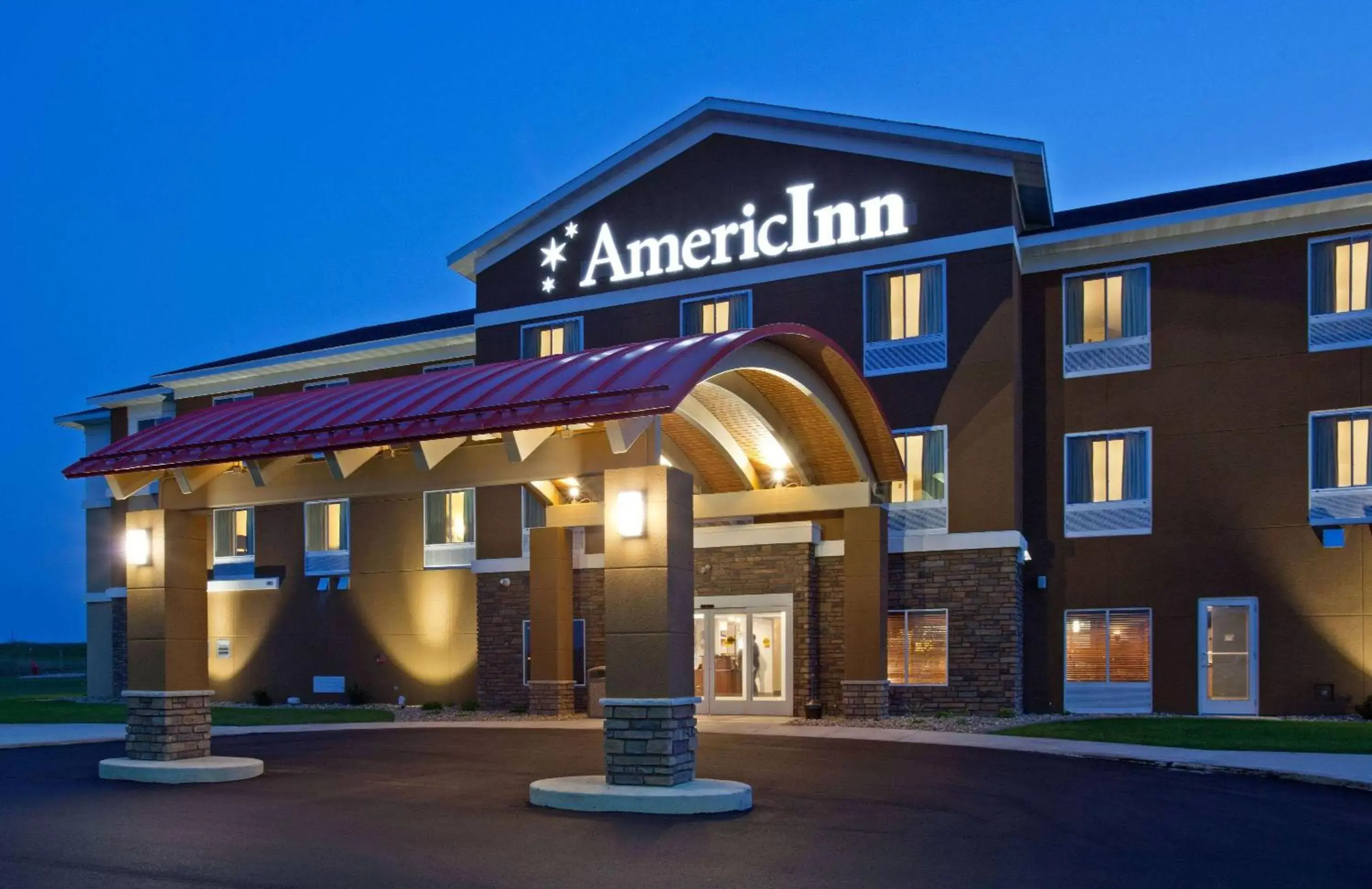 Property building in AmericInn by Wyndham Hartford SD