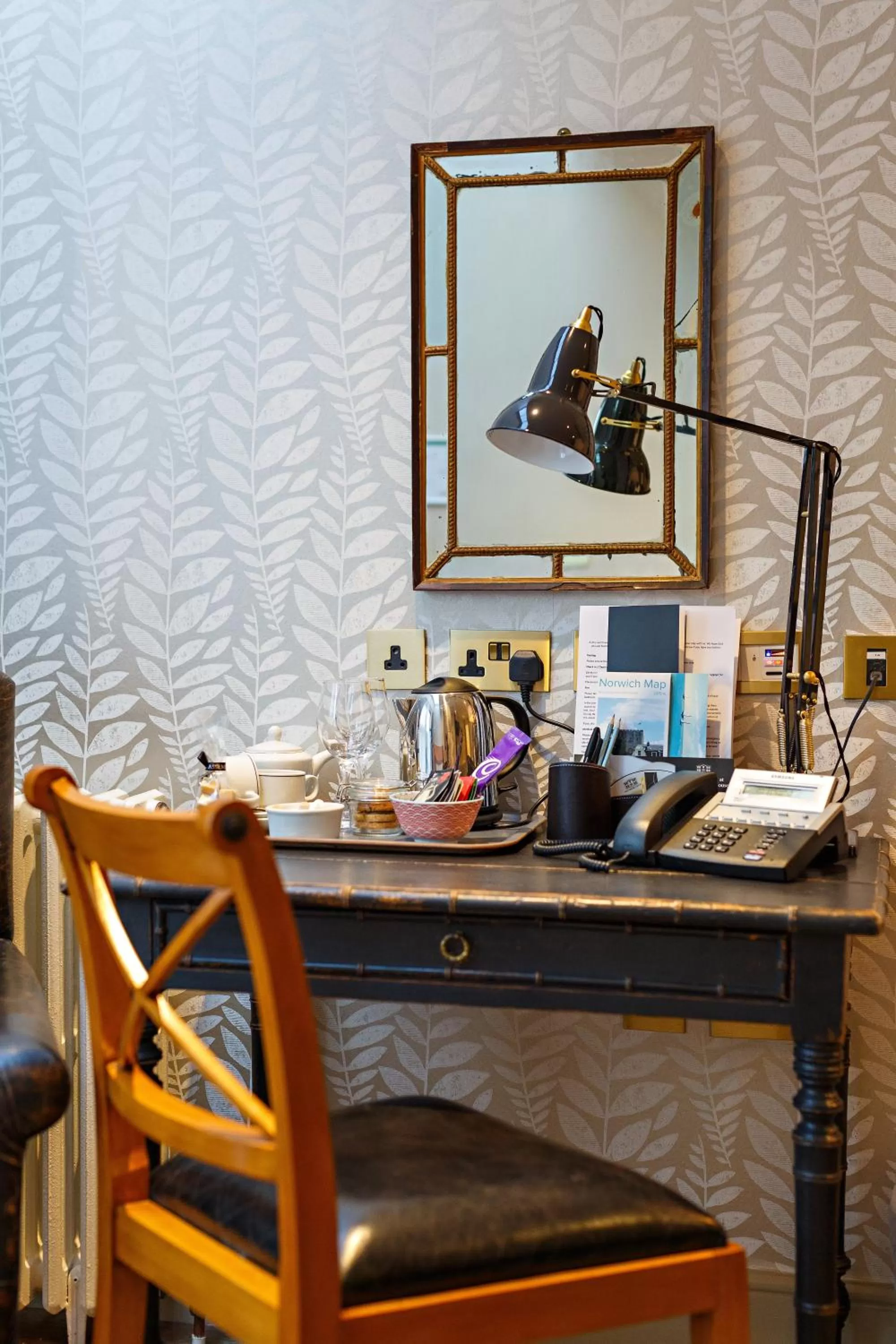 Seating area in The Assembly House in central Norwich