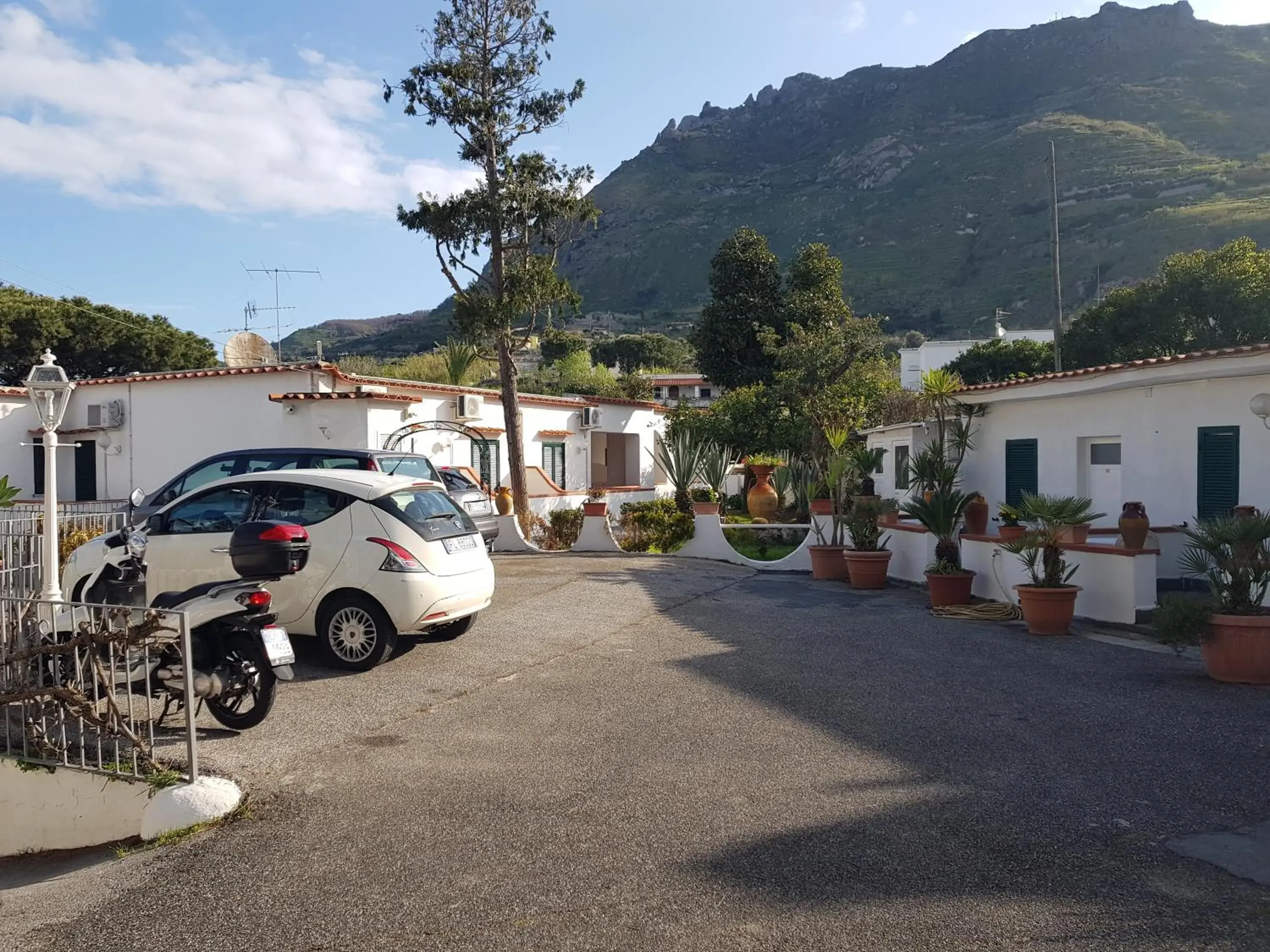 Parking, Property Building in Hotel Park Calitto