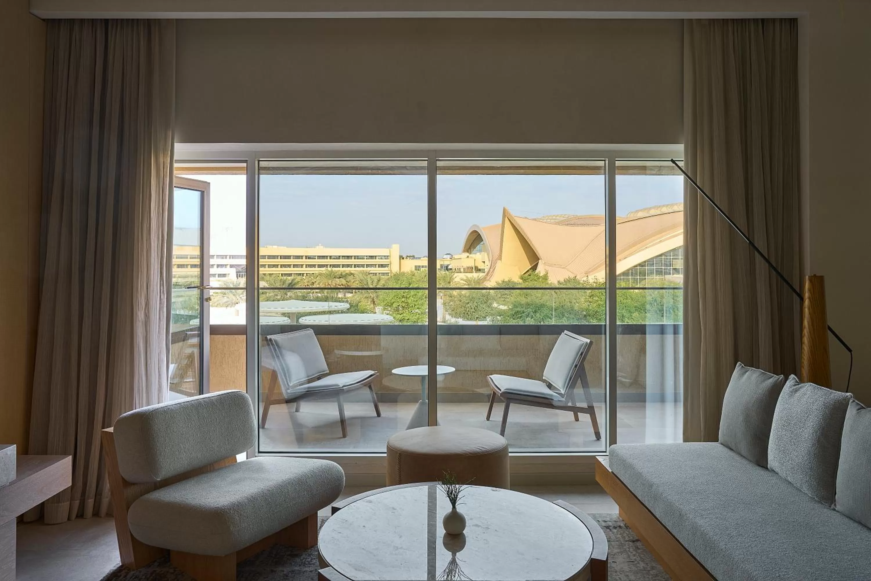 Seating area in ERTH Abu Dhabi Hotel