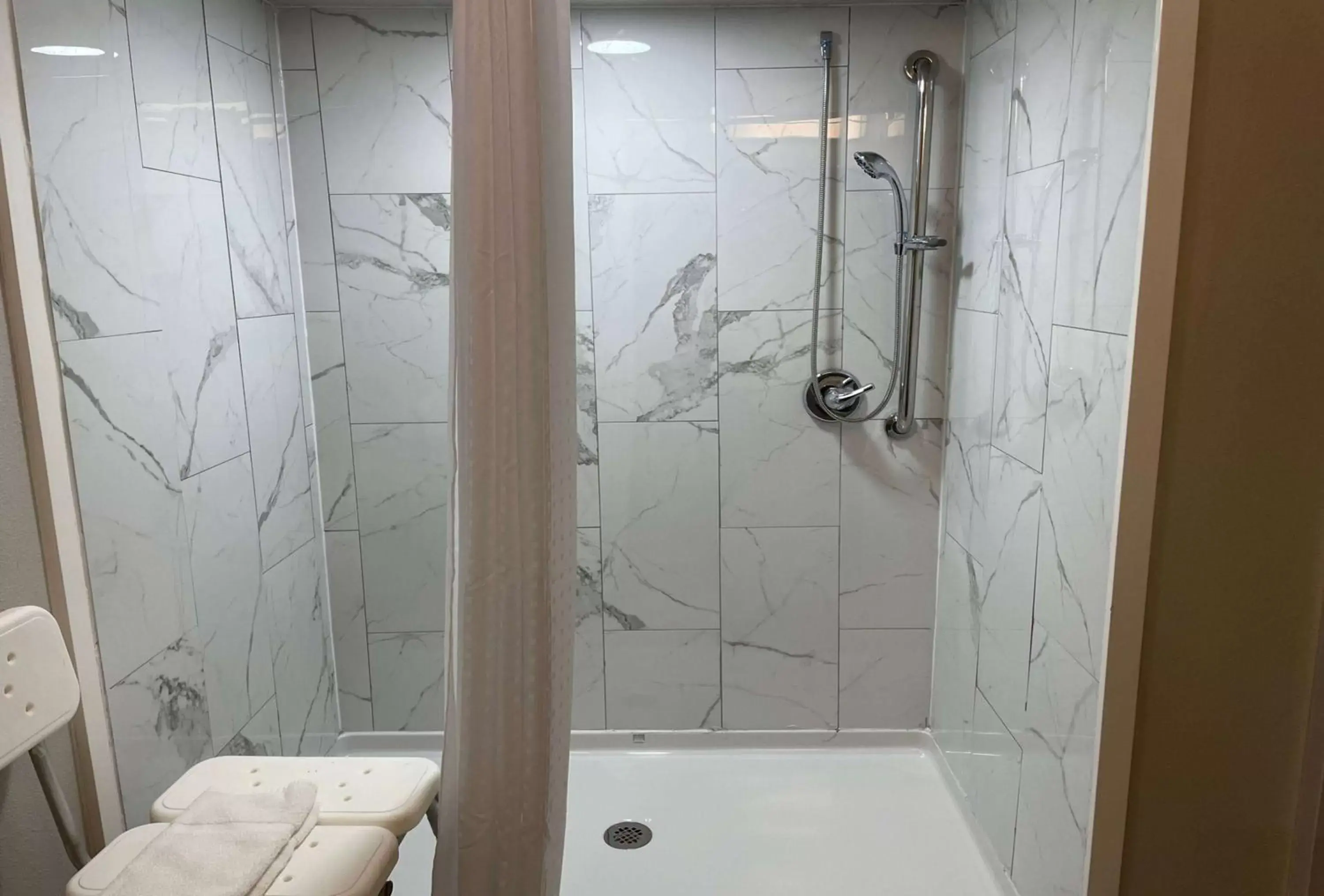 Shower, Bathroom in Microtel Inn & Suites by Wyndham Bossier City