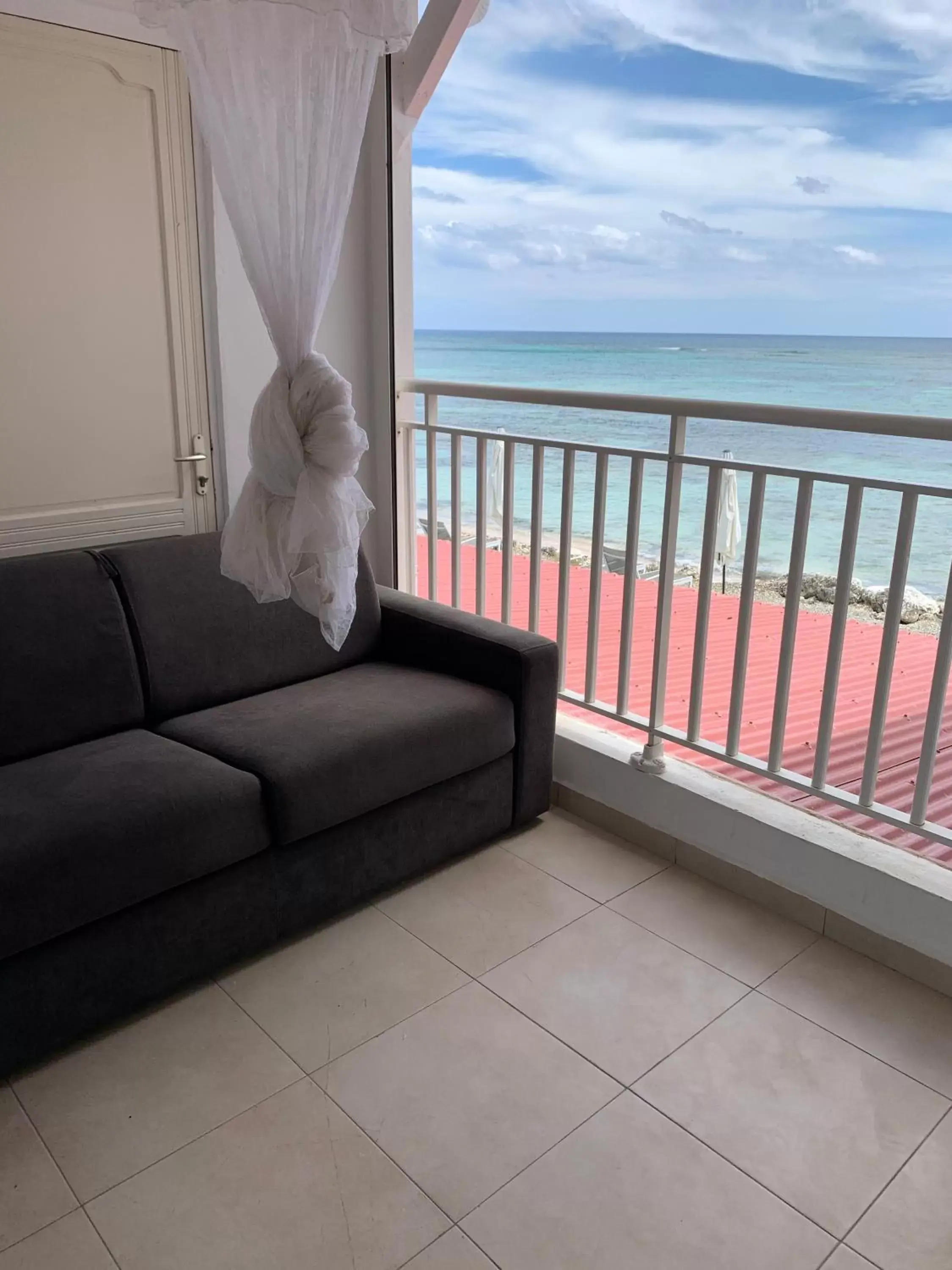 Living room in Coco Beach Marie-Galante