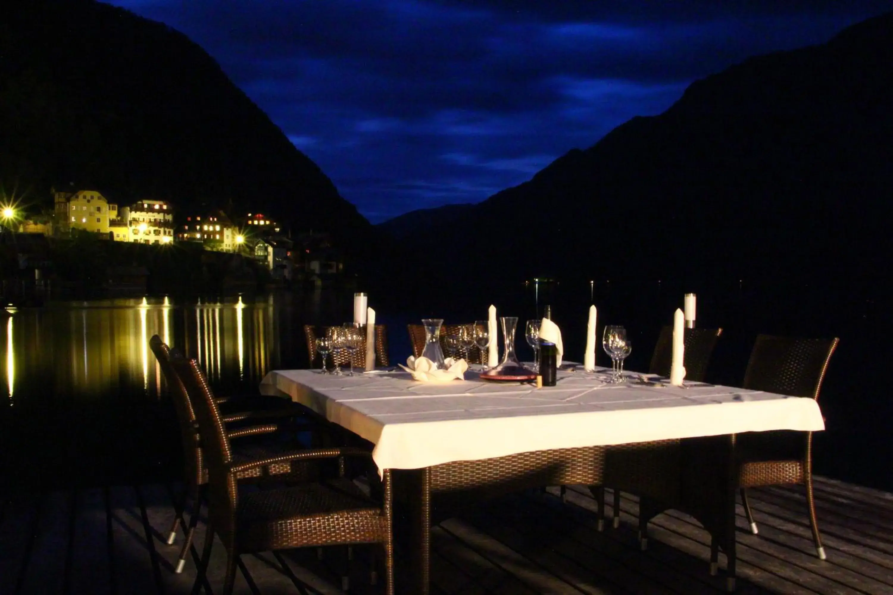 Balcony/Terrace, Restaurant/Places to Eat in Seehotel Grüner Baum