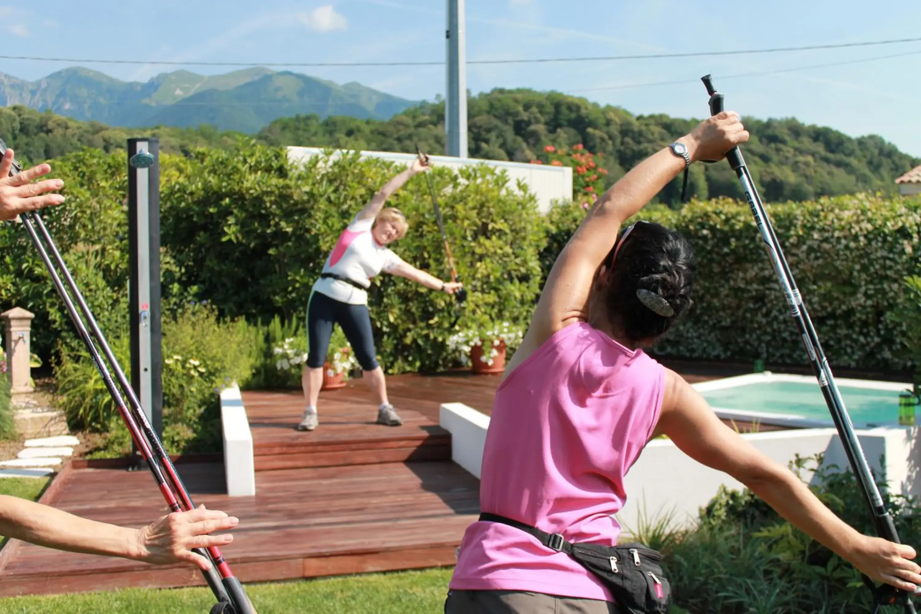 group of guests in Wine Hotel San Giacomo Activity & Wellness