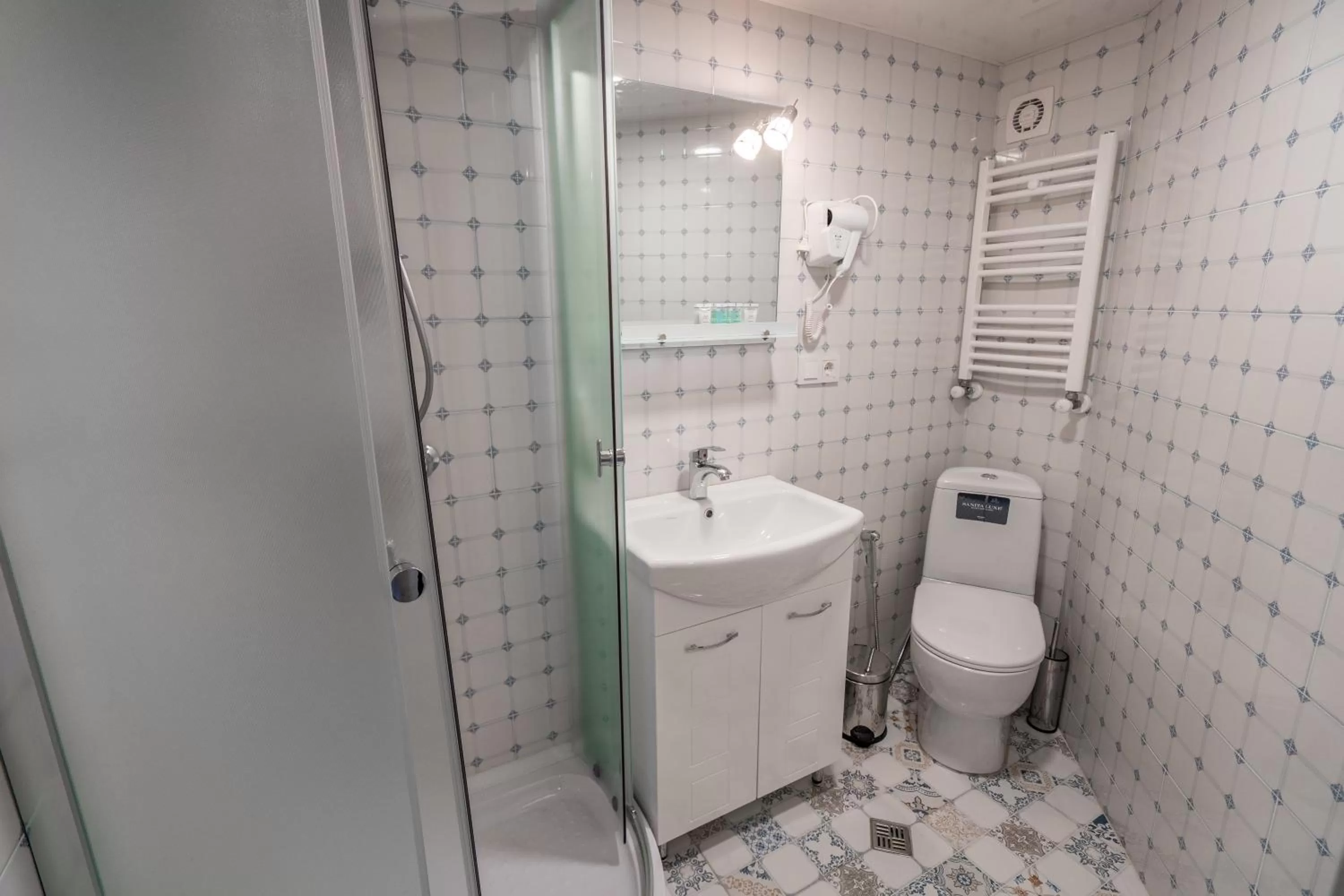 Bathroom in Mini Hotel on Aghmashenebeli Ave