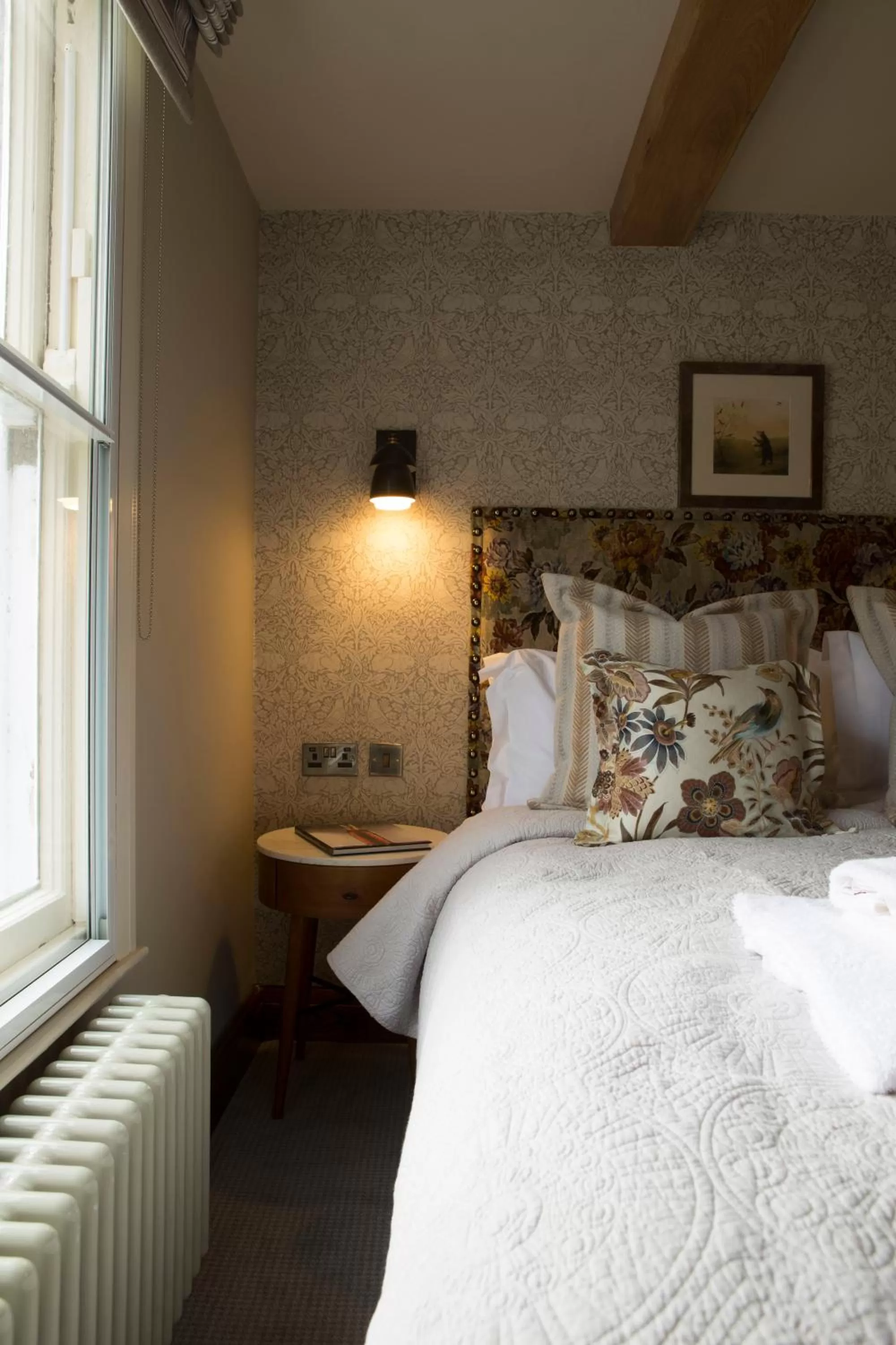 Bed in The Legh Arms Prestbury